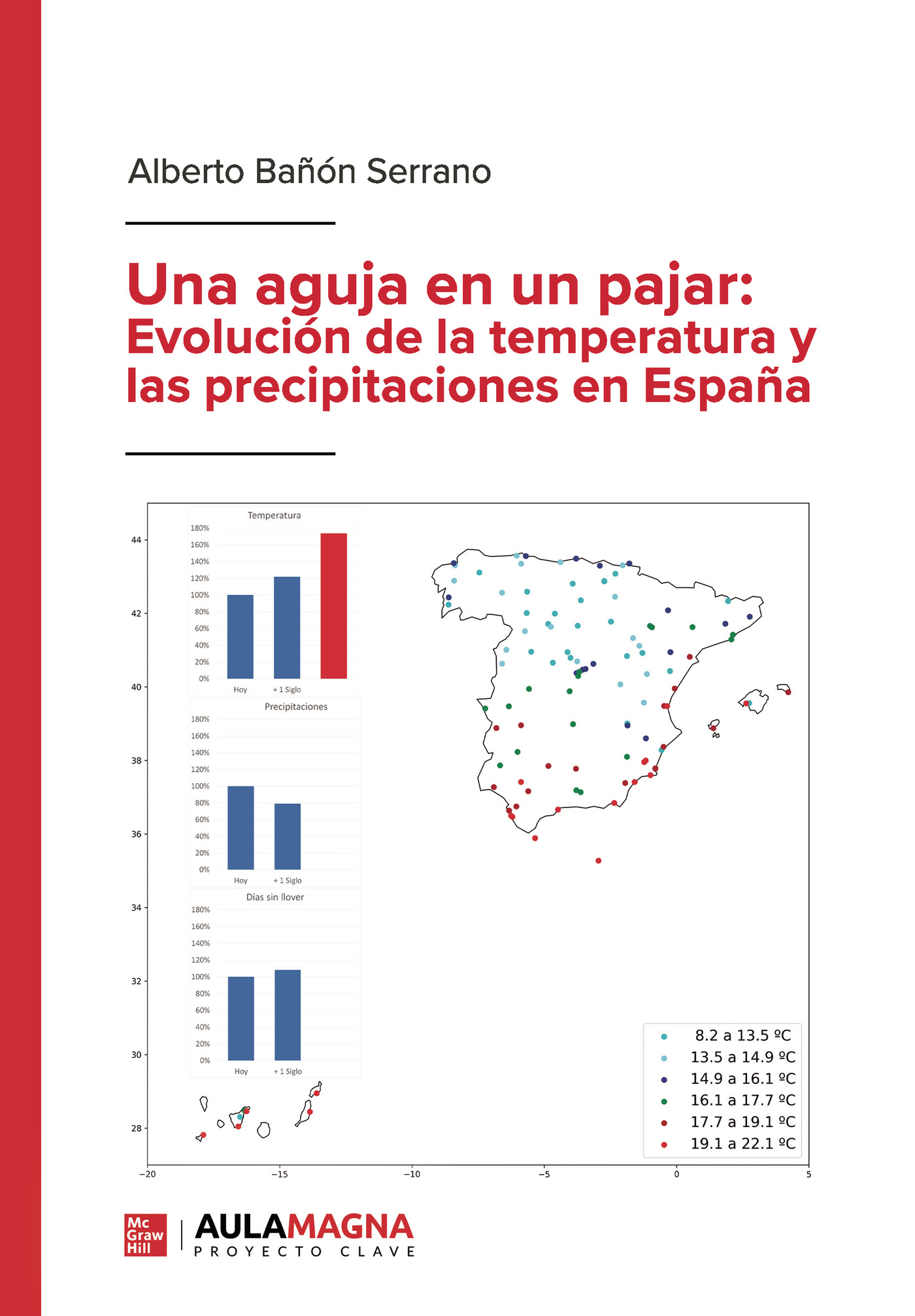 Portada de Una aguja en un pajar: Evolución de la temperatura y las precipitaciones en España