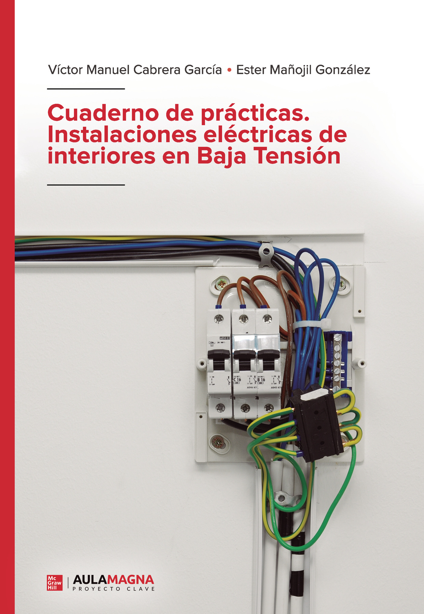Portada de Cuaderno de prácticas. Instalaciones eléctricas de interiores en Baja Tensión
