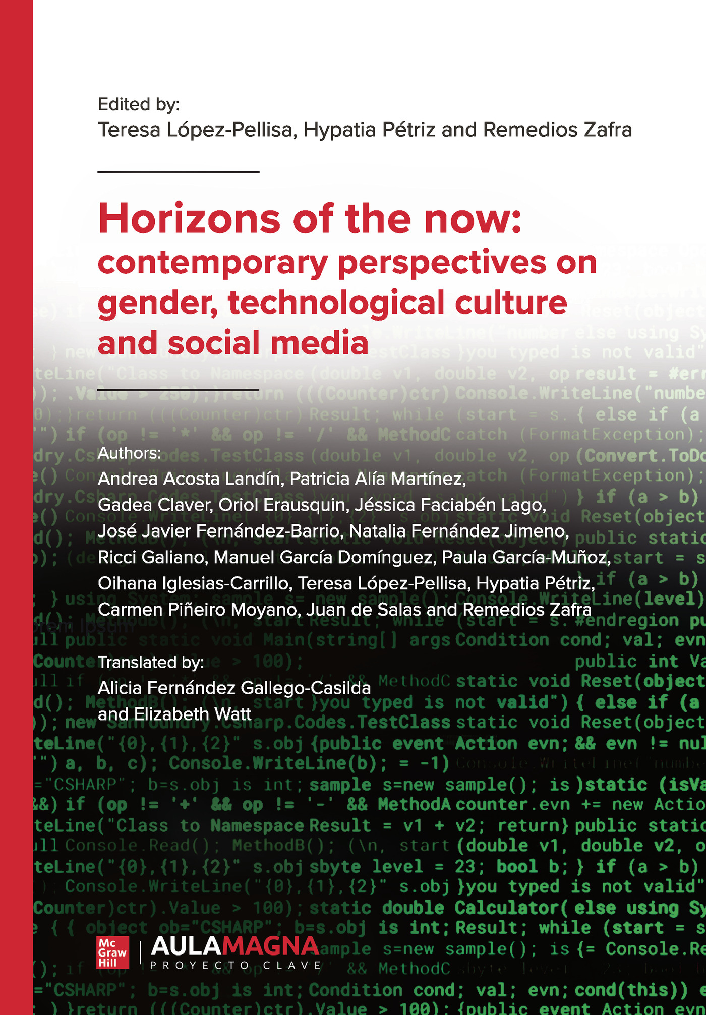 Portada de Horizons of the now: contemporary perspectives on gender, technological culture and social media