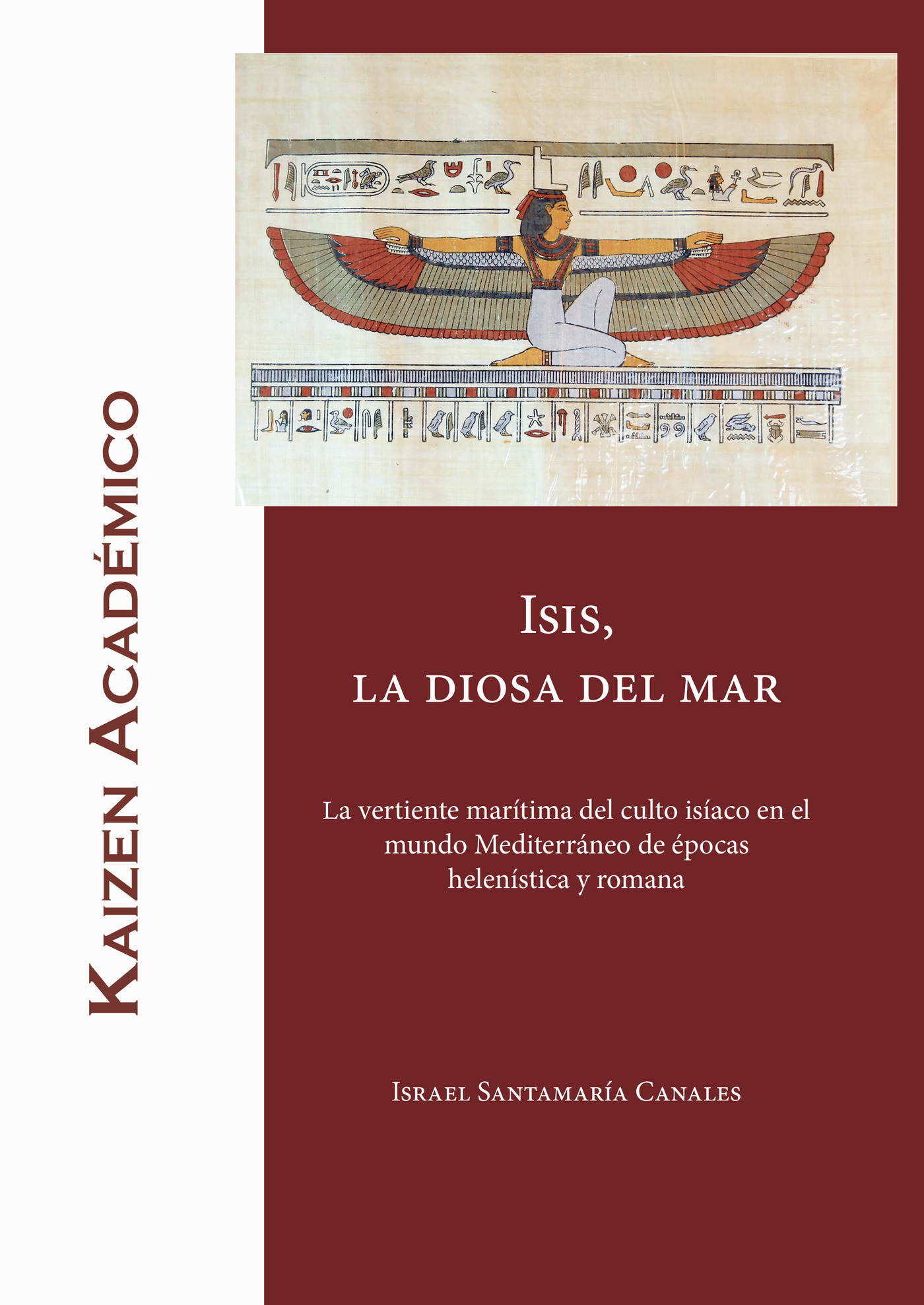 Portada de Isis, la diosa del mar · Israel Santamaría Canales