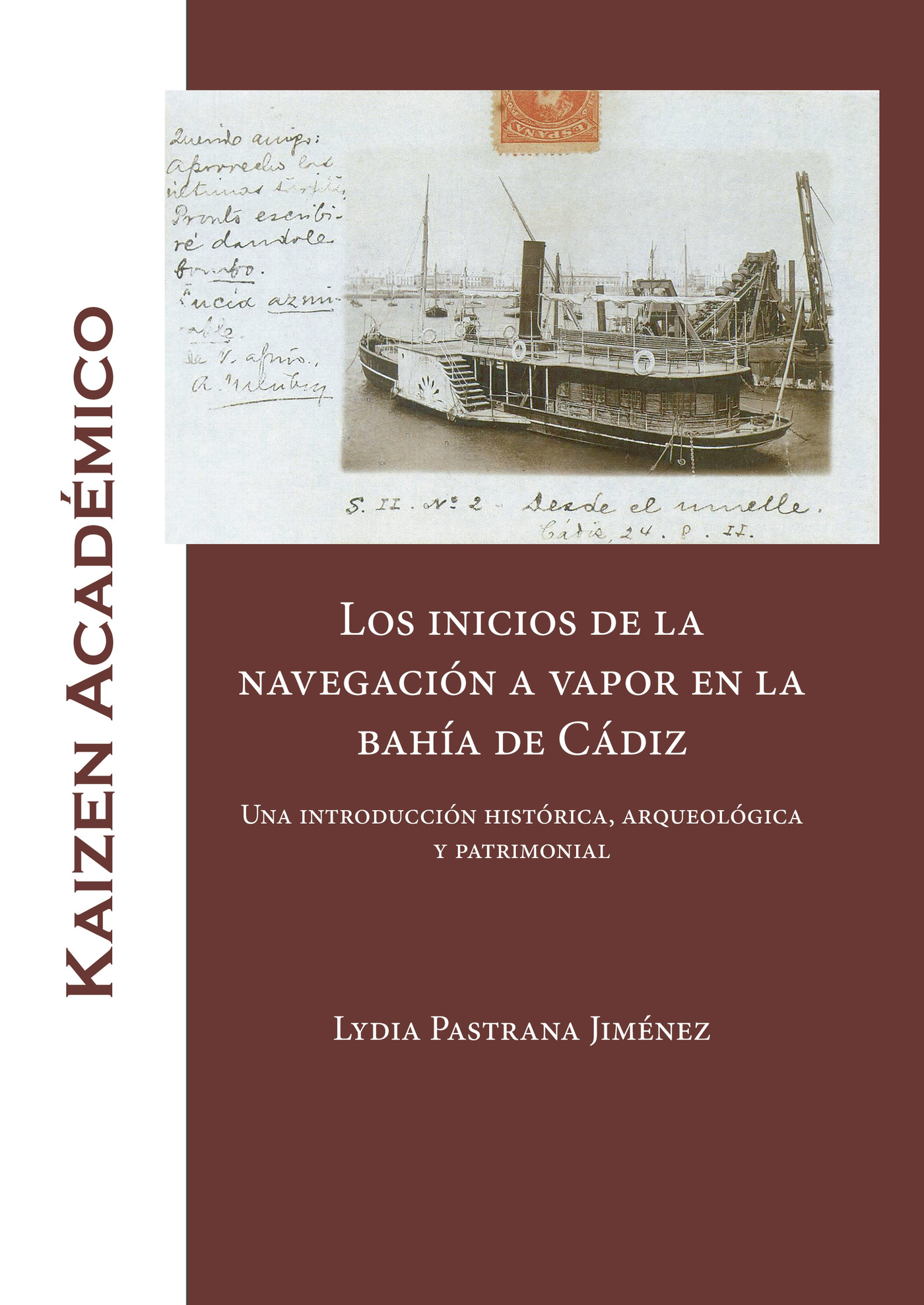 Portada de Los inicios de la navegación a vapor en la bahía de Cádiz