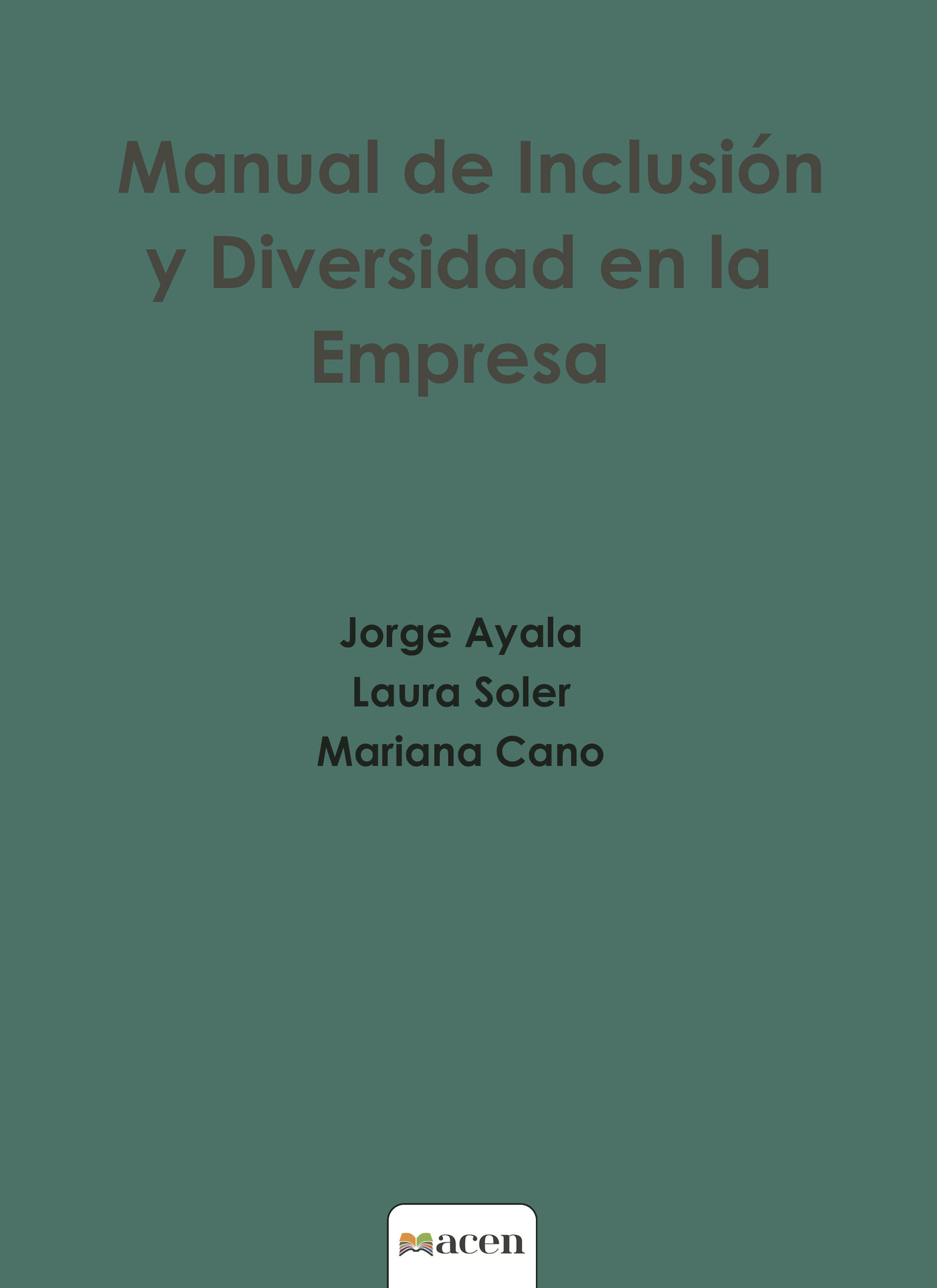 Portada de Manual de Inclusión y Diversidad en la Empresa