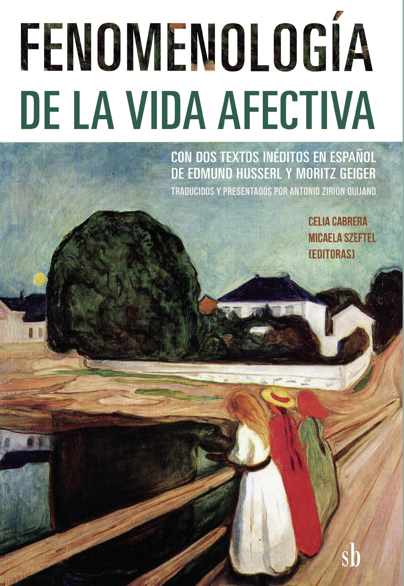 Portada de Fenomenología de la vida afectiva