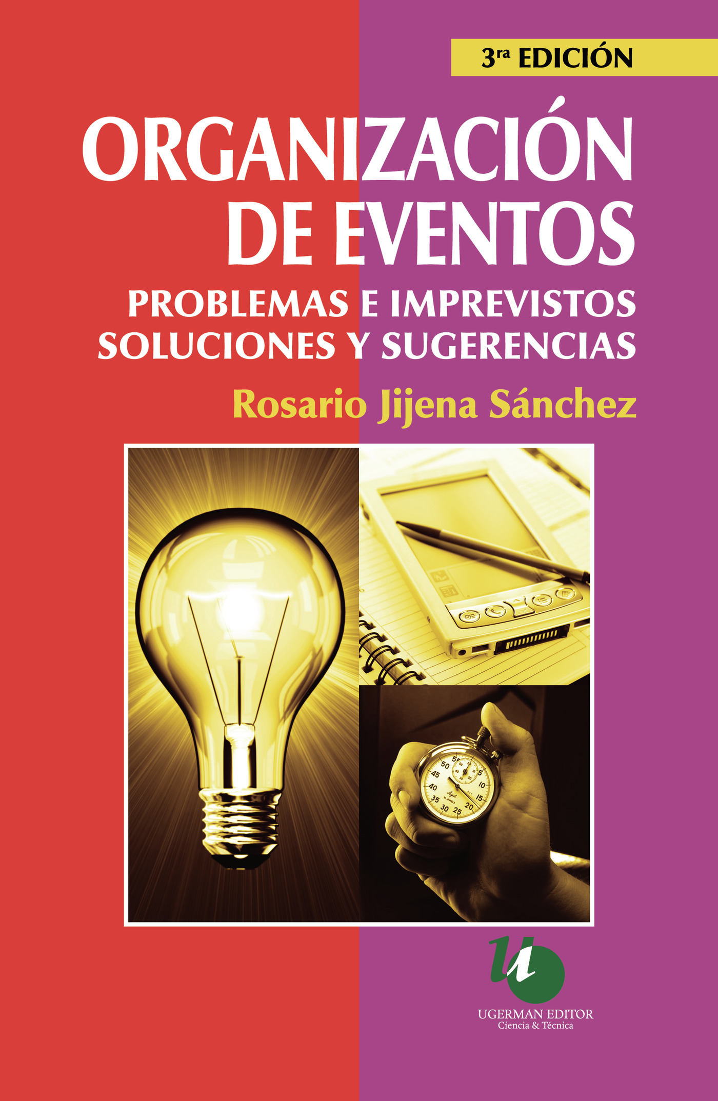 Portada de Organización de eventos · Rosario Jijena Sánchez