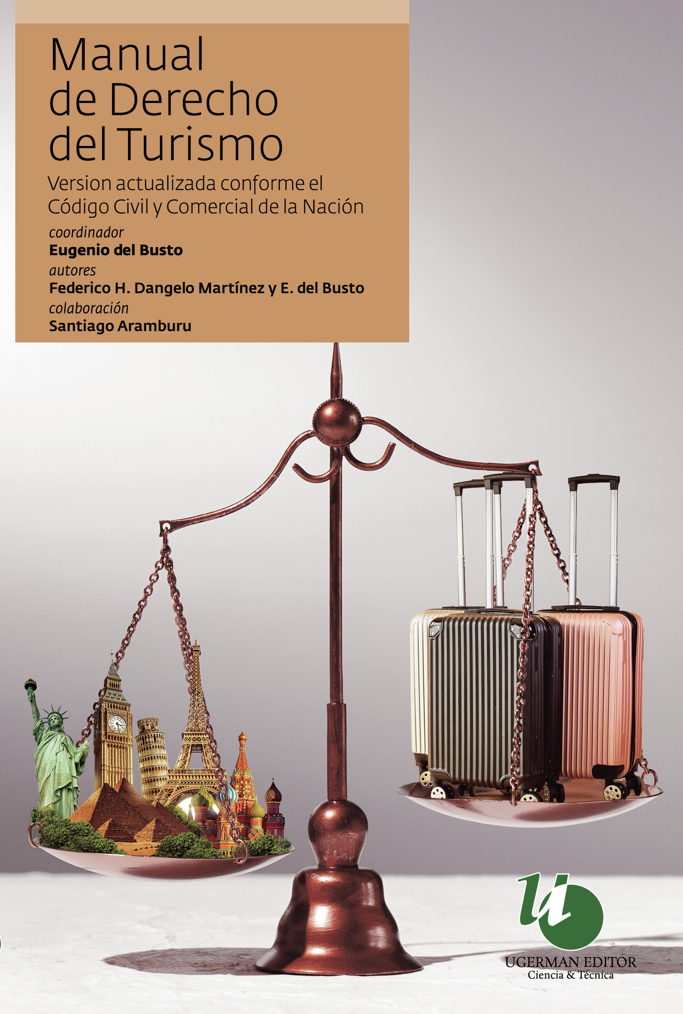 Portada de Manual de Derecho del Turismo