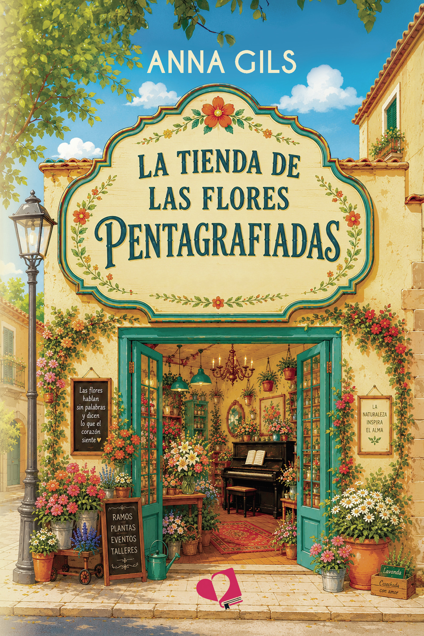 Portada de La tienda de las flores pentagrafiadas