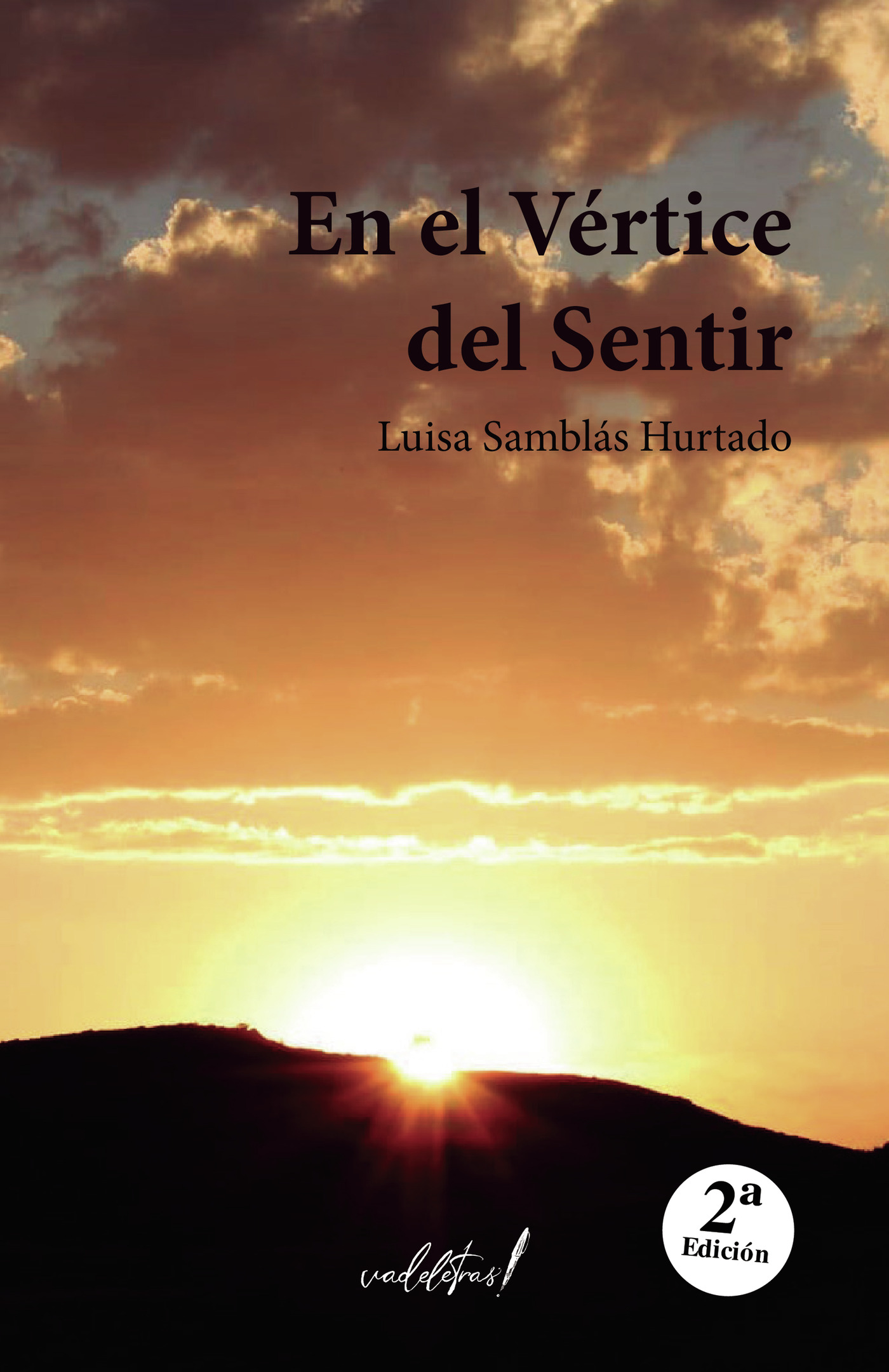 Portada de En el vértice del sentir (2ª Edic)