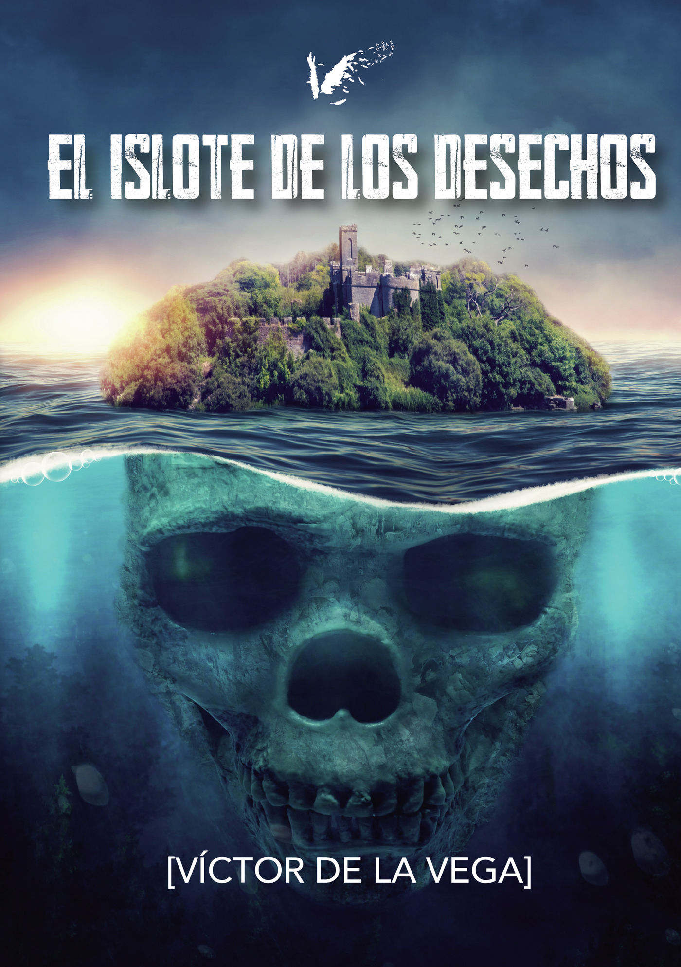 Portada de El islote de los desechos · Víctor De la Vega