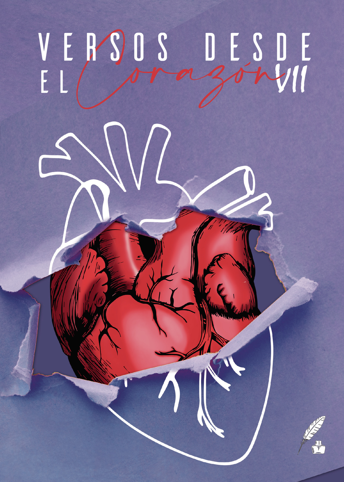 Portada de Versos desde el Corazón VII