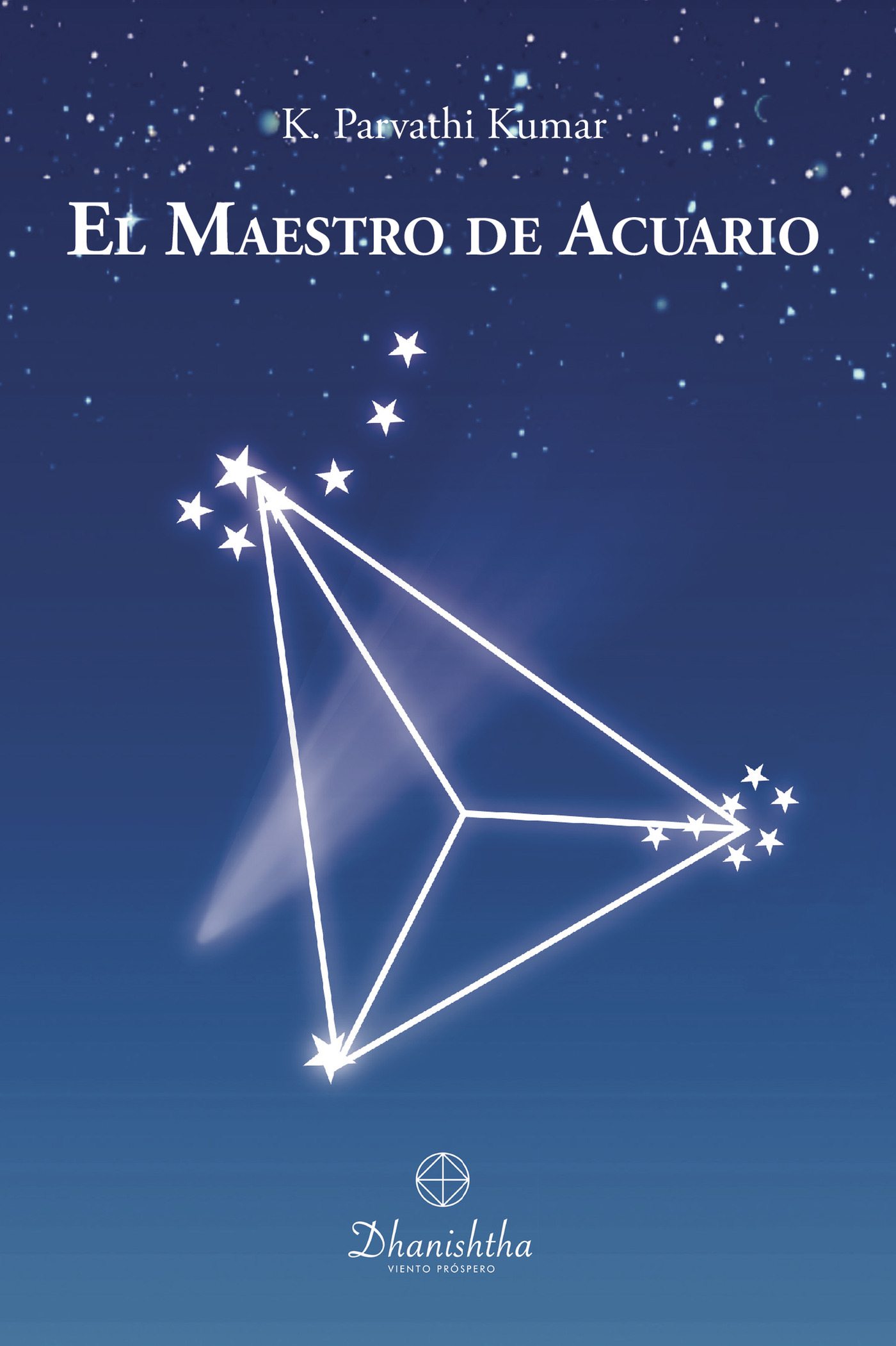 Portada de El Maestro de Acuario · Kambhampathi Parvathi Kumar