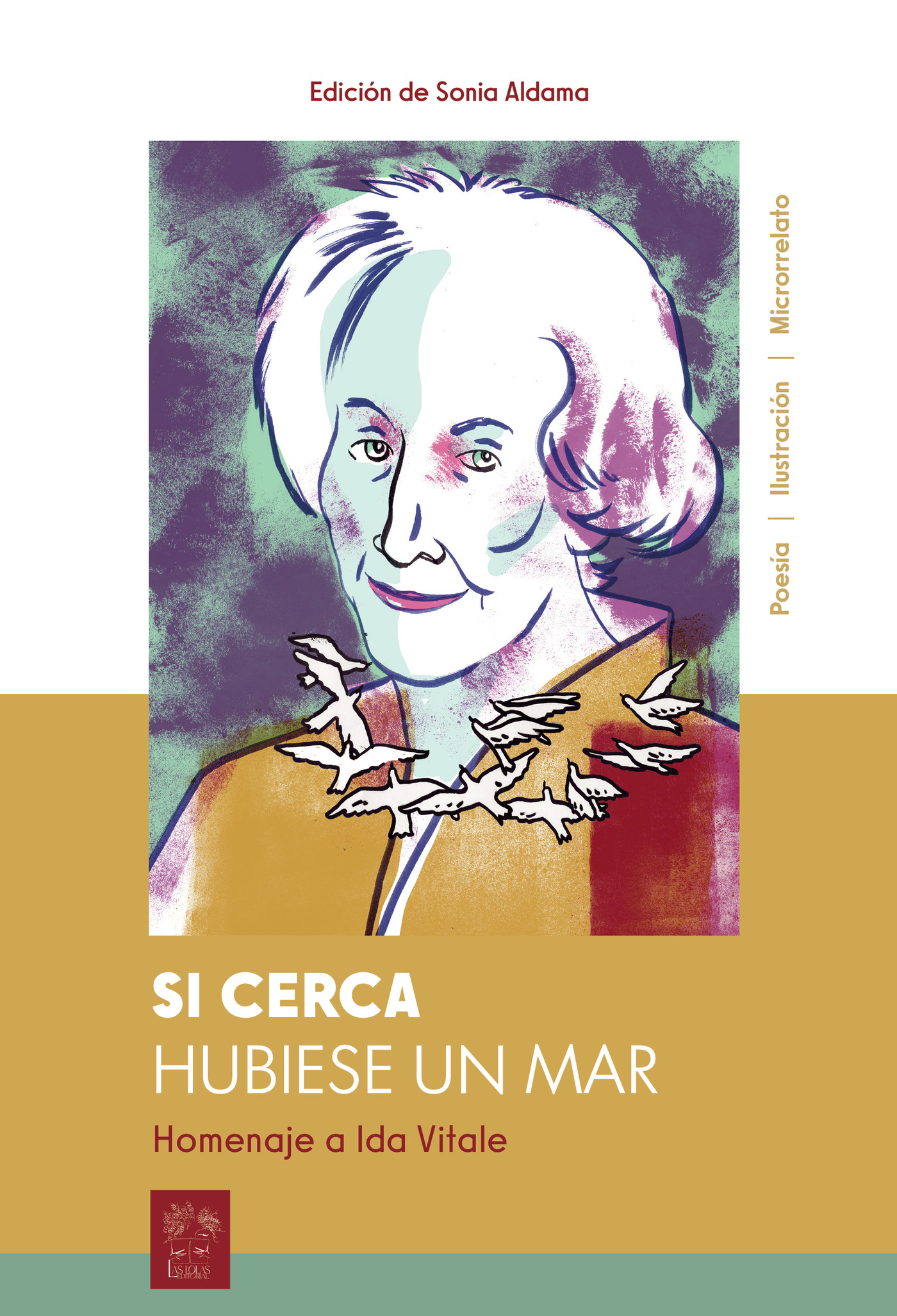 Portada: SI CERCA HUBIESE UN MAR. HOMENAJE A IDA VITALE VV.AA.
