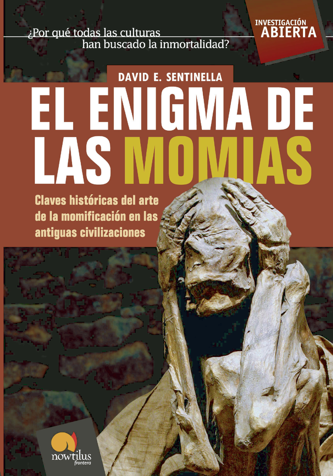Portada de El enigma de las momias · David E Sentinella