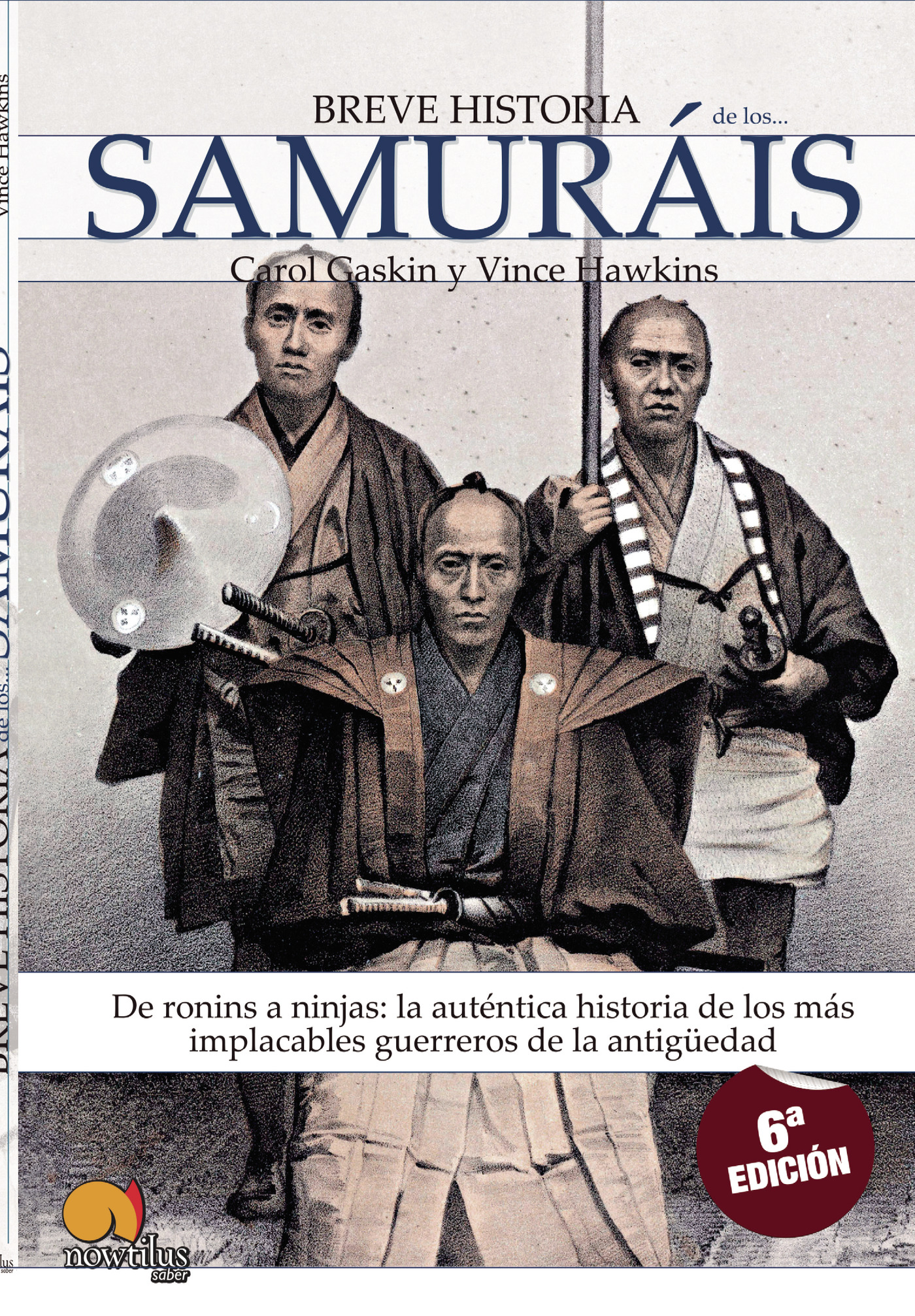 Portada de Breve historia de los samuráis