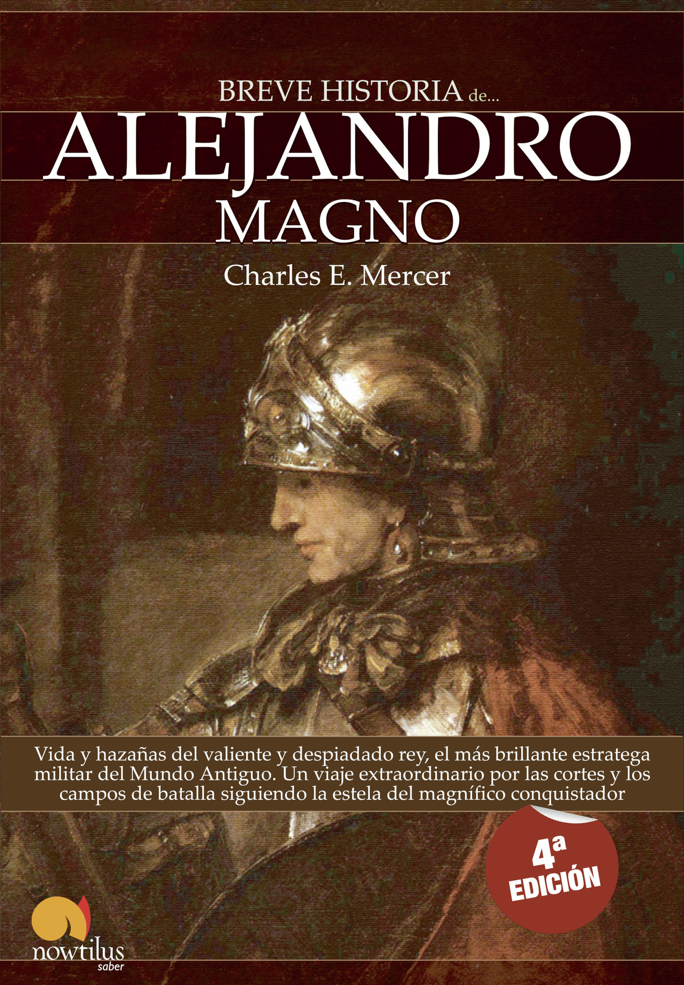 Portada de Breve historia de Alejandro Magno · Charles Mercer