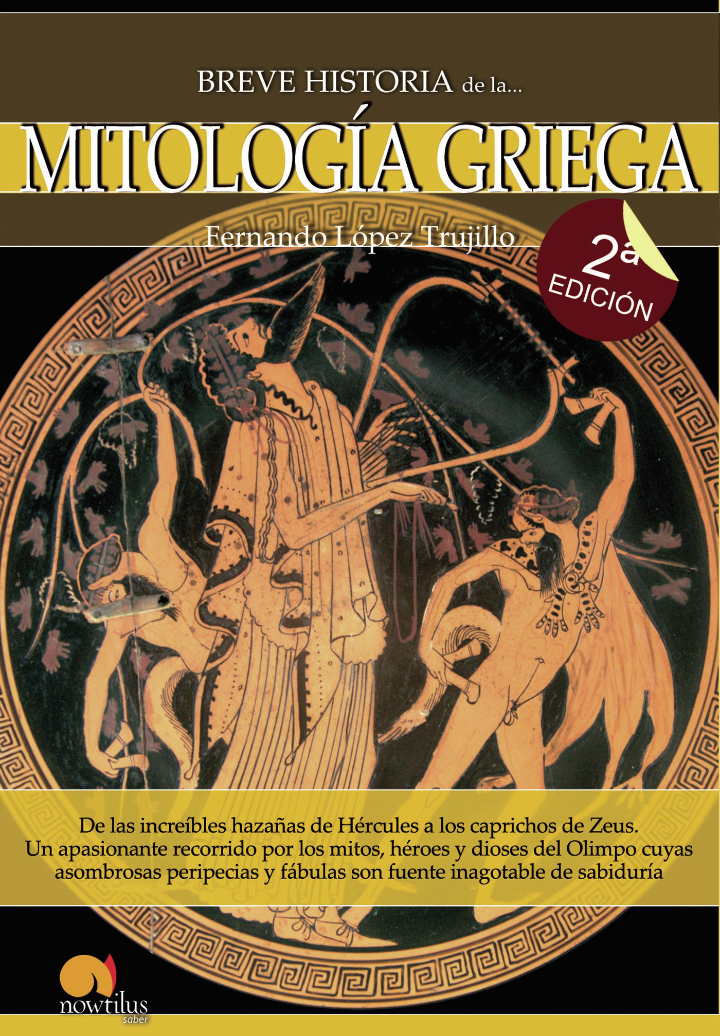 Portada de Breve historia de la mitología griega
