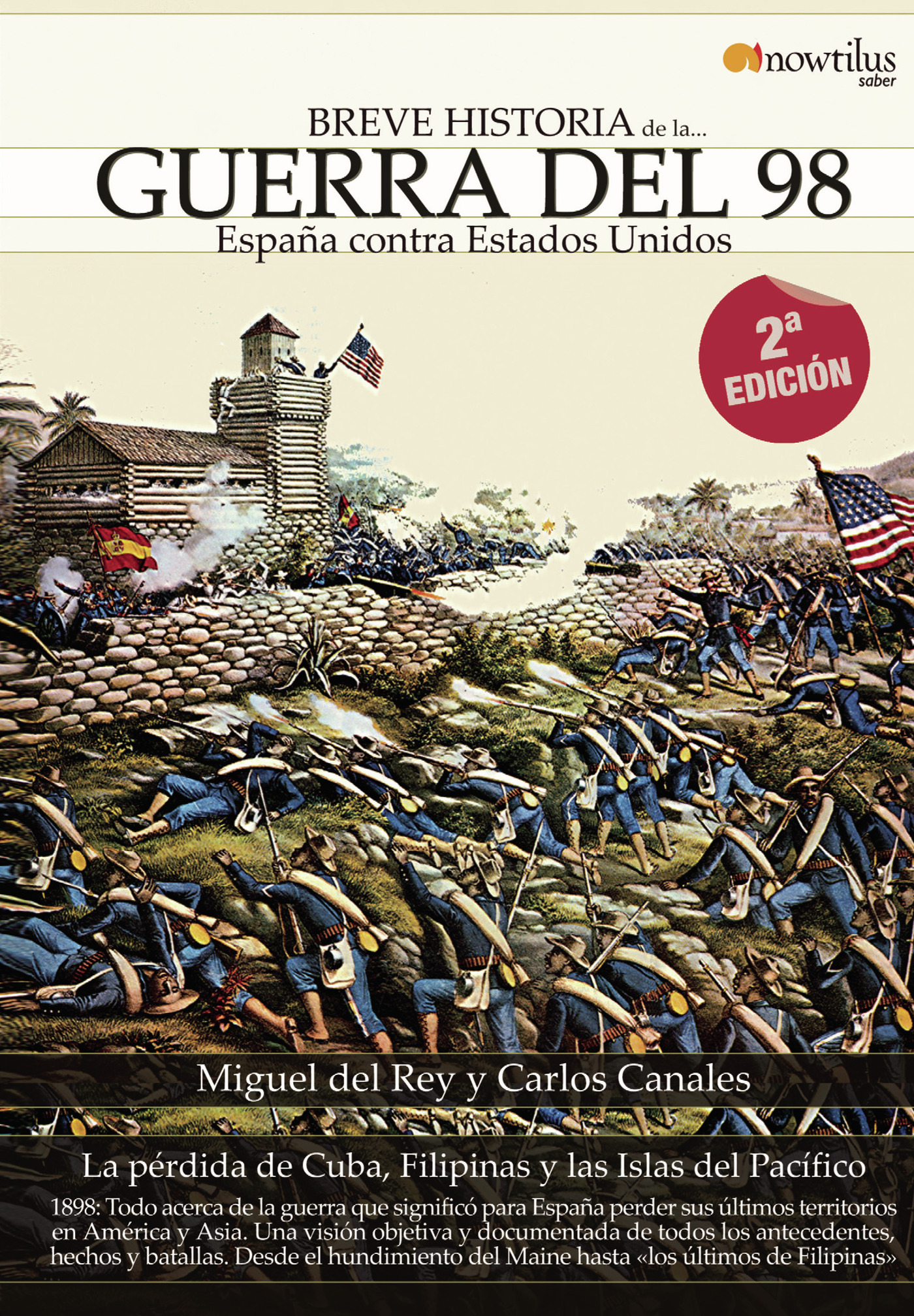 Portada de Breve historia de la Guerra del 98 · Carlos Canales