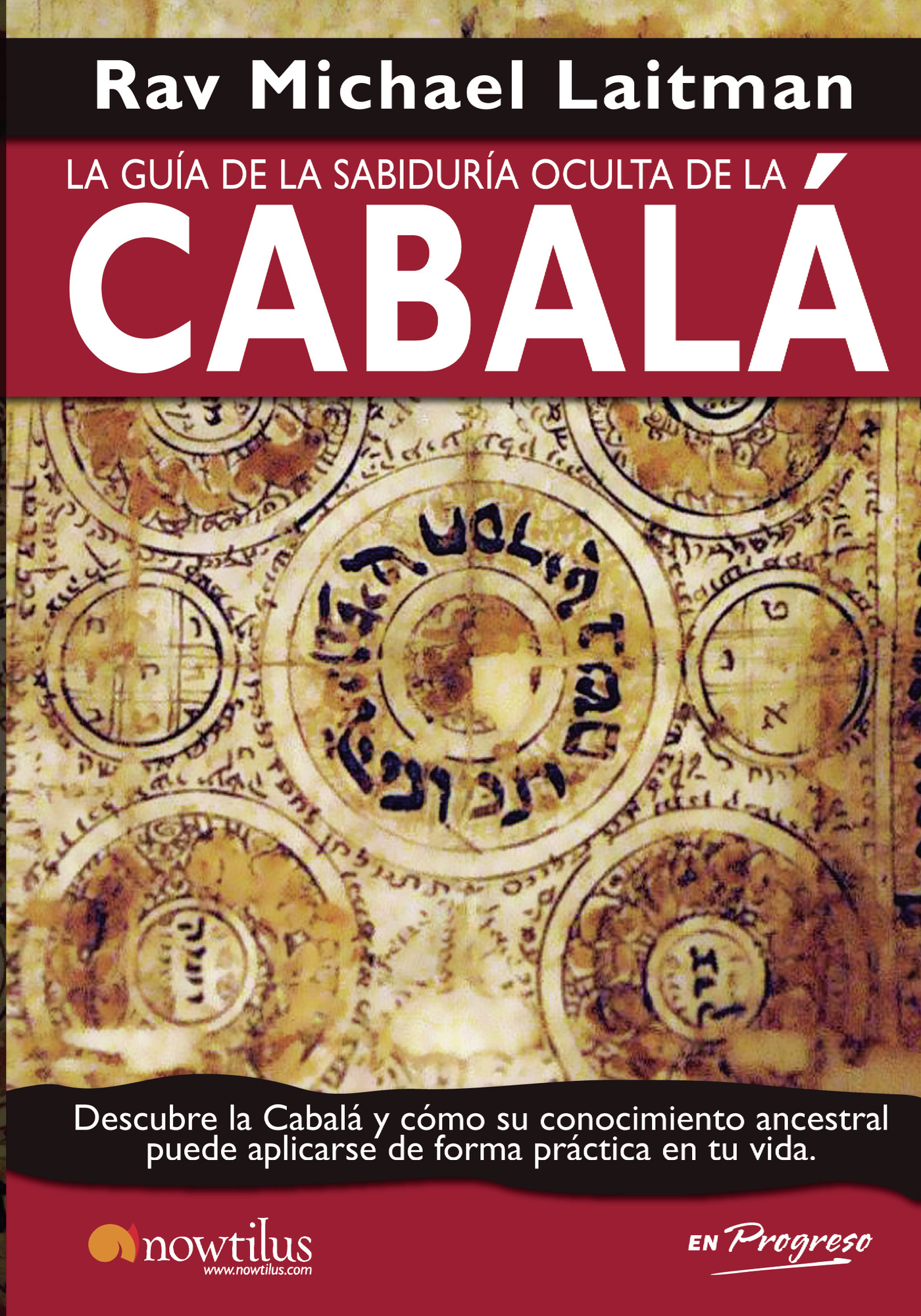 Portada de La guía de la sabiduría oculta de la cabalá