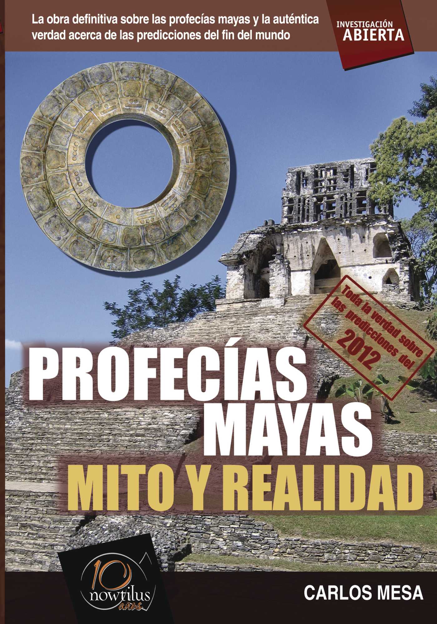 Portada de Profecías mayas · Carlos Mesa