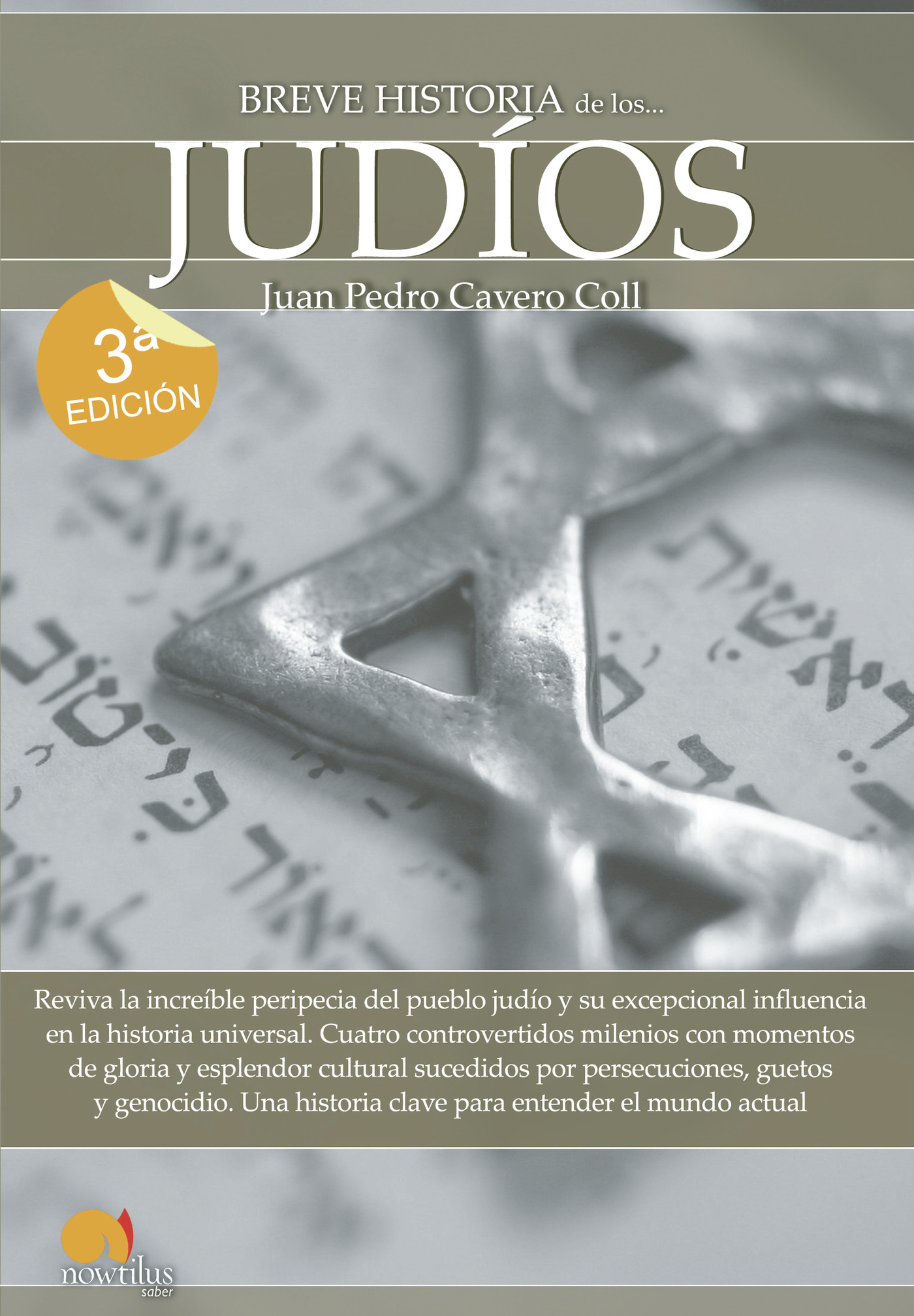 Portada de Breve historia de los judíos · Juan Pedro Cavero