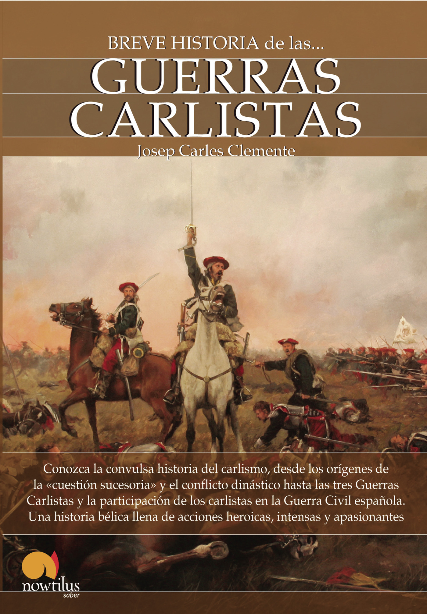 Portada de Breve historia de las guerras carlistas