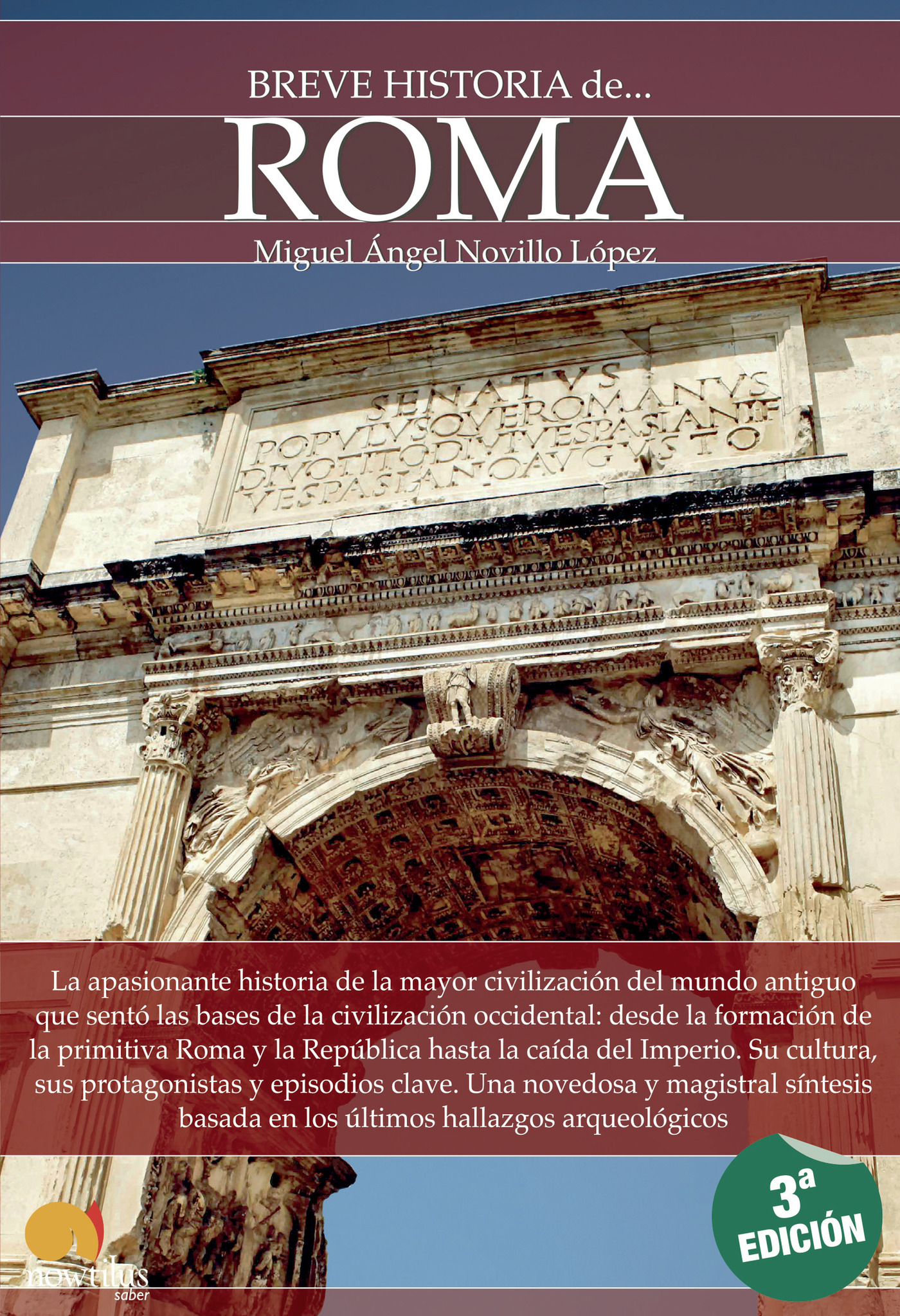 Portada de Breve historia de Roma