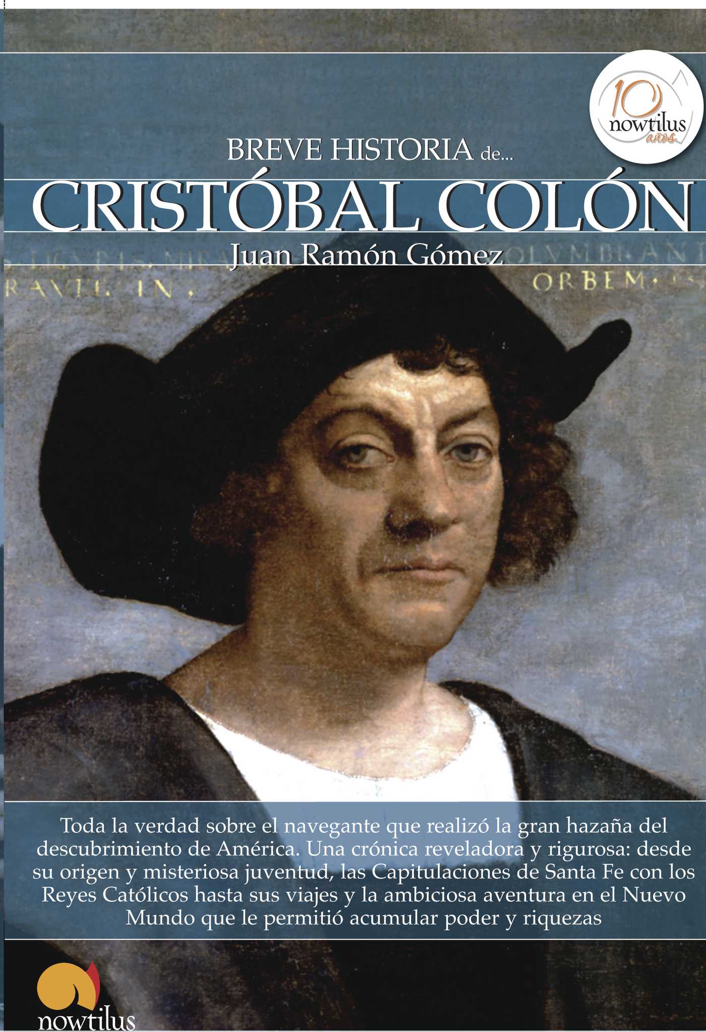 Portada de Breve historia de Cristóbal Colón