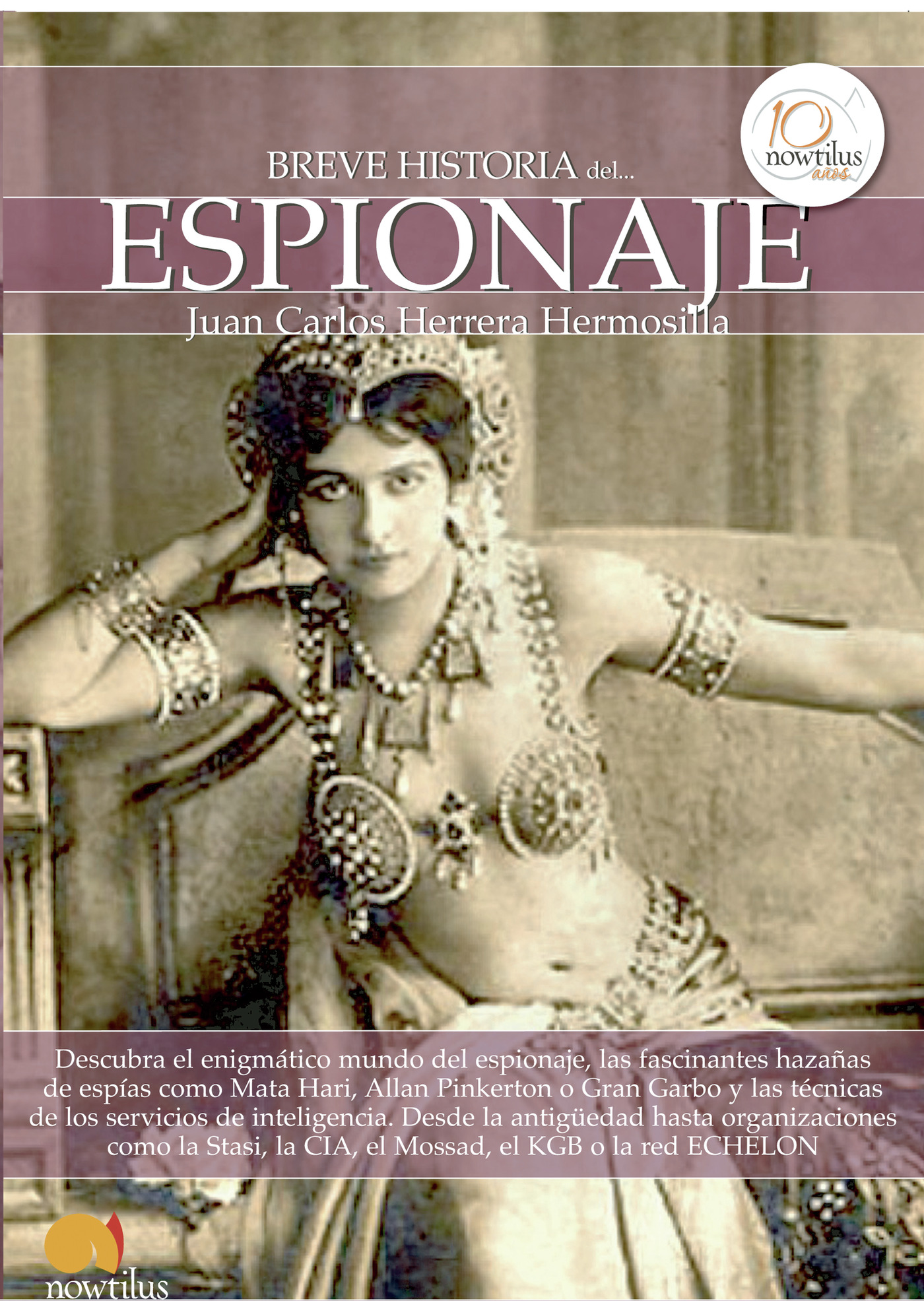 Portada de Breve historia del espionaje