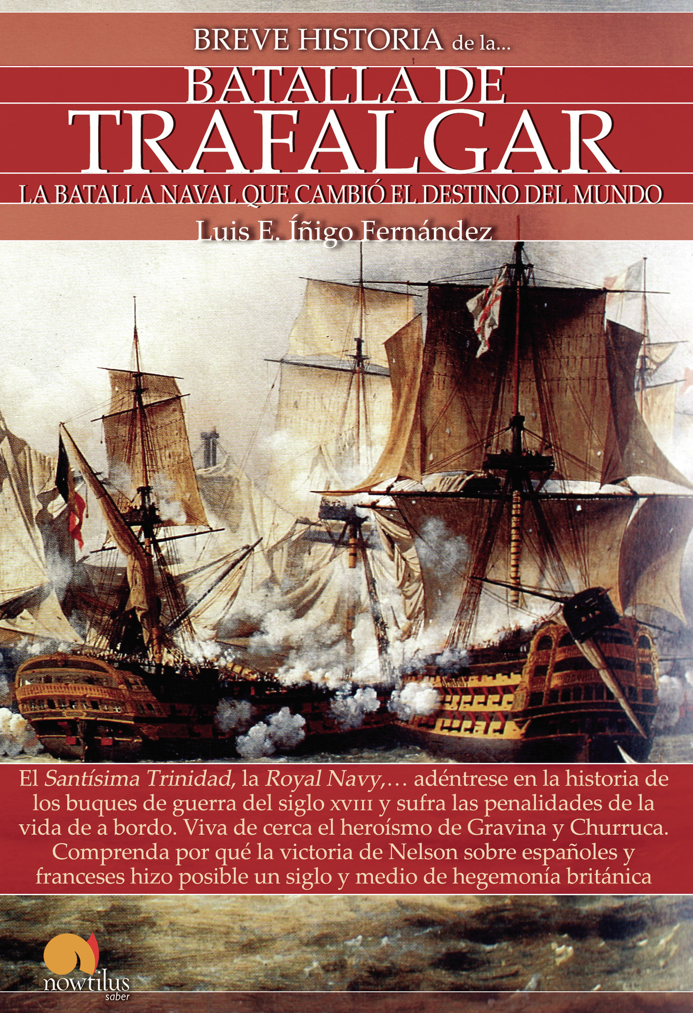 Portada de Breve historia de la Batalla de Trafalgar