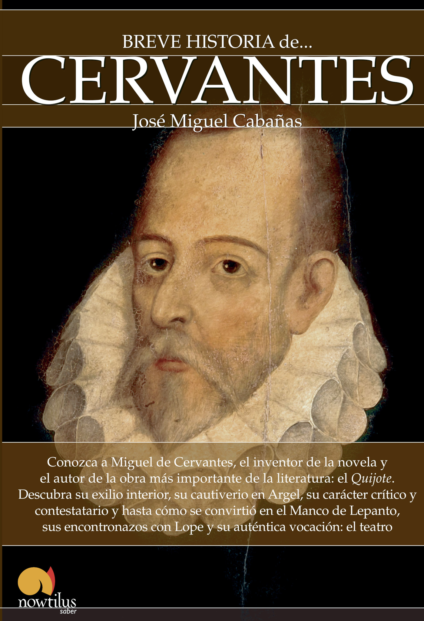 Portada de Breve historia de Cervantes