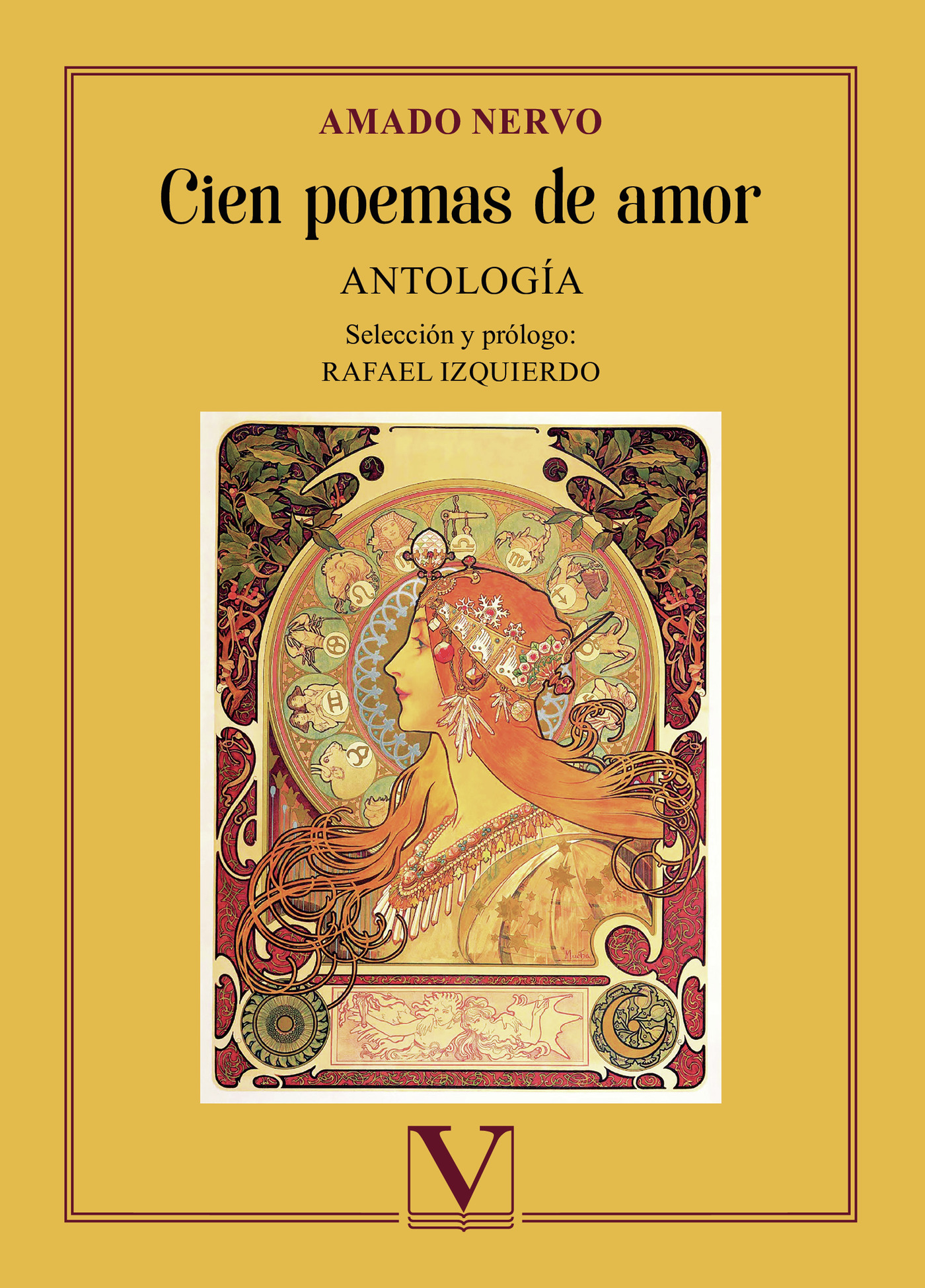 Portada de Cien poemas de amor · Amado Nervo