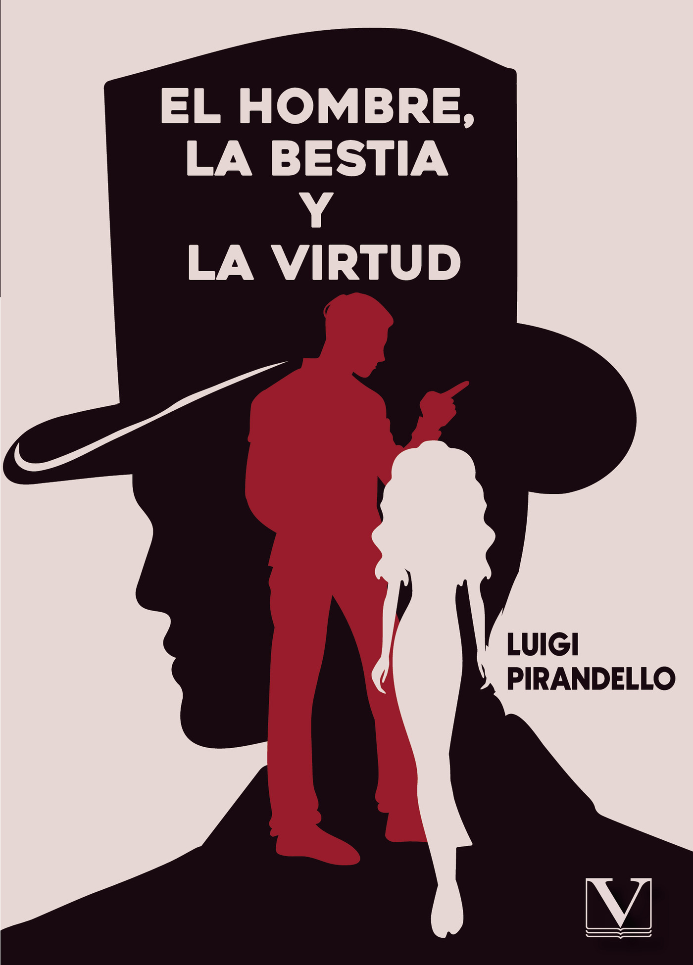 Portada de El hombre, la bestia y la virtud · Luigi Pirandello