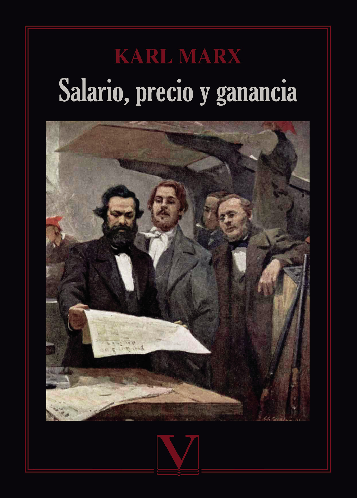 Portada de Salario, precio y ganancia · Karl Marx