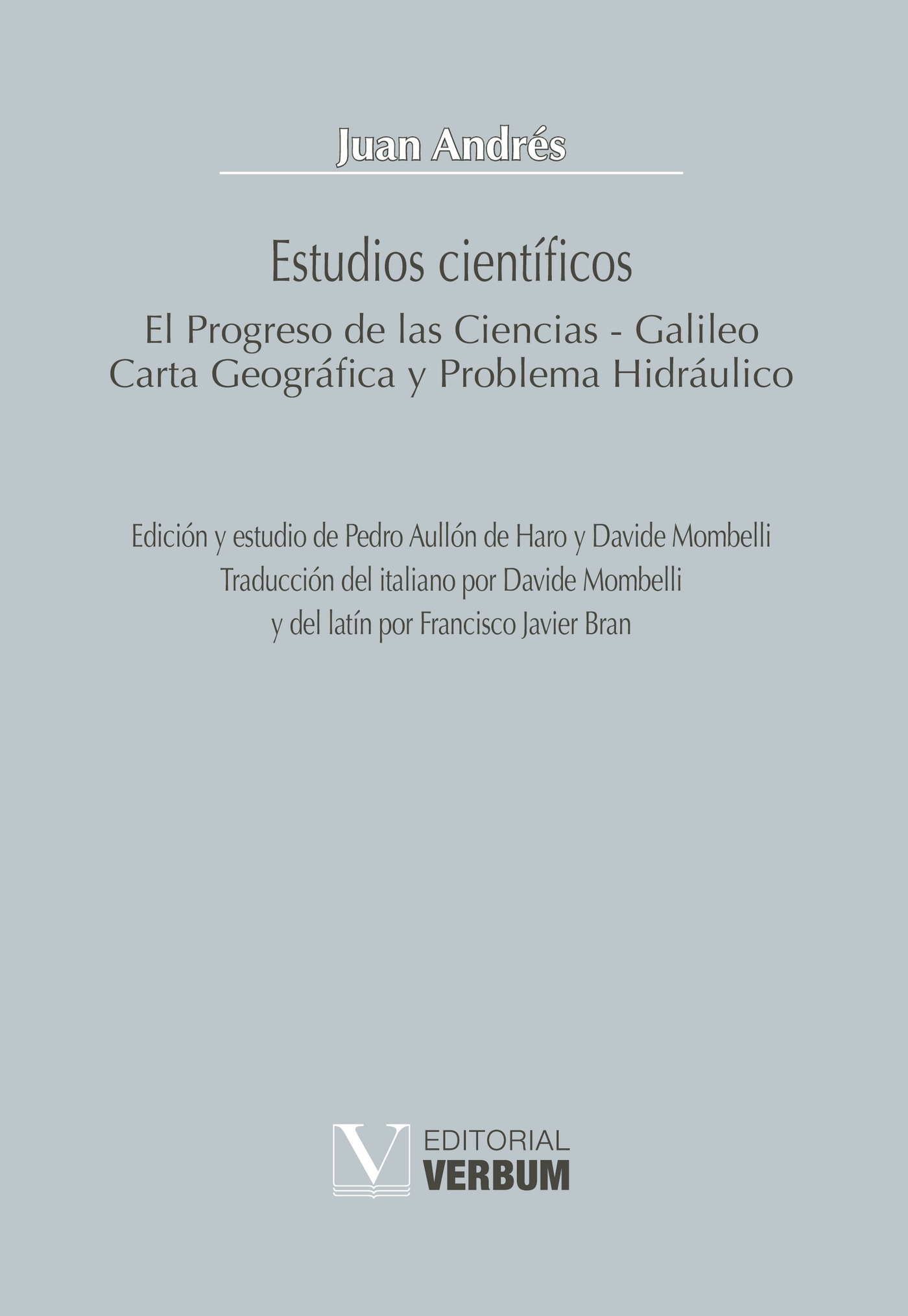 Portada de Estudios científicos