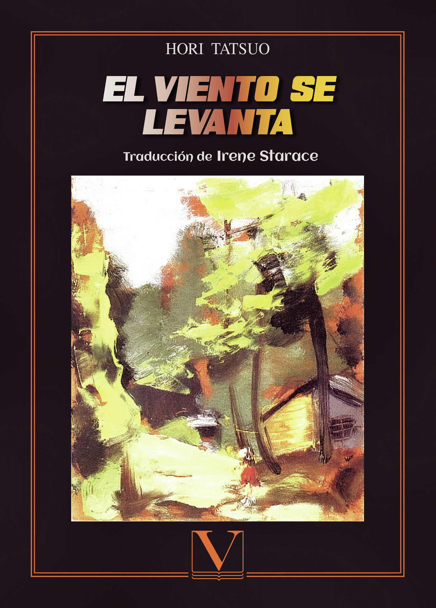 Portada de El viento se levanta · Hori Tatsuo