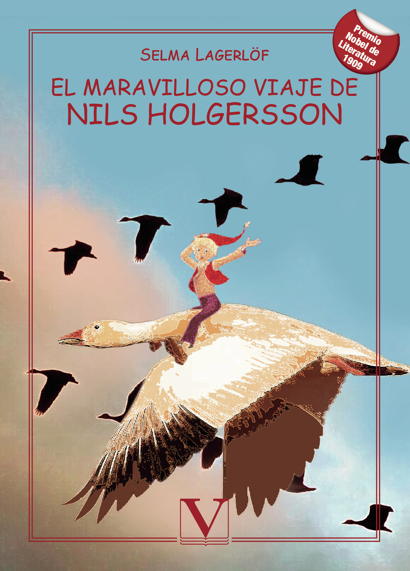 Portada de El maravilloso viaje de Nils Holgersson
