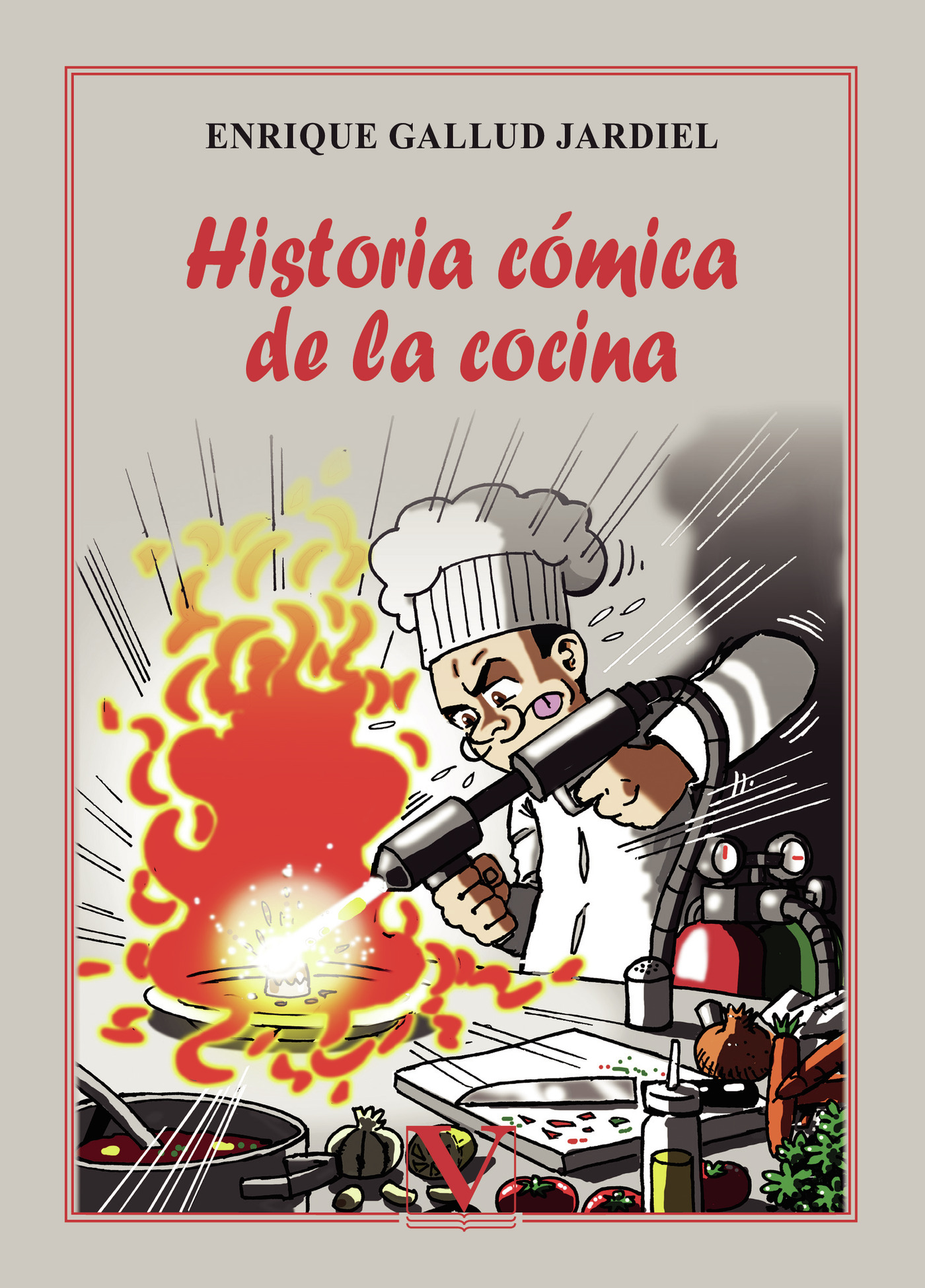 Portada de Historia cómica de la cocina