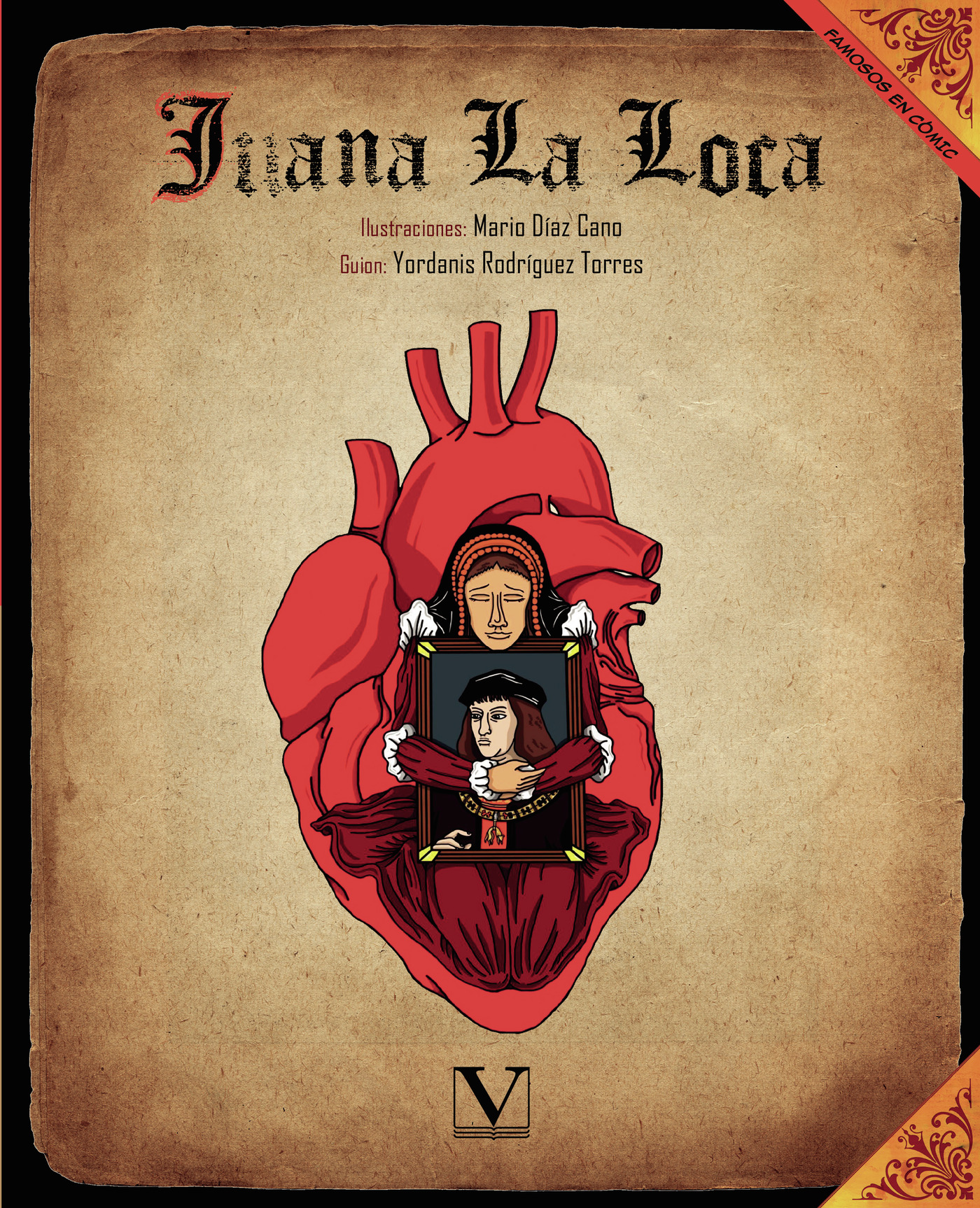 Portada de Juana la Loca (Cómic) · Mario Díaz Cano