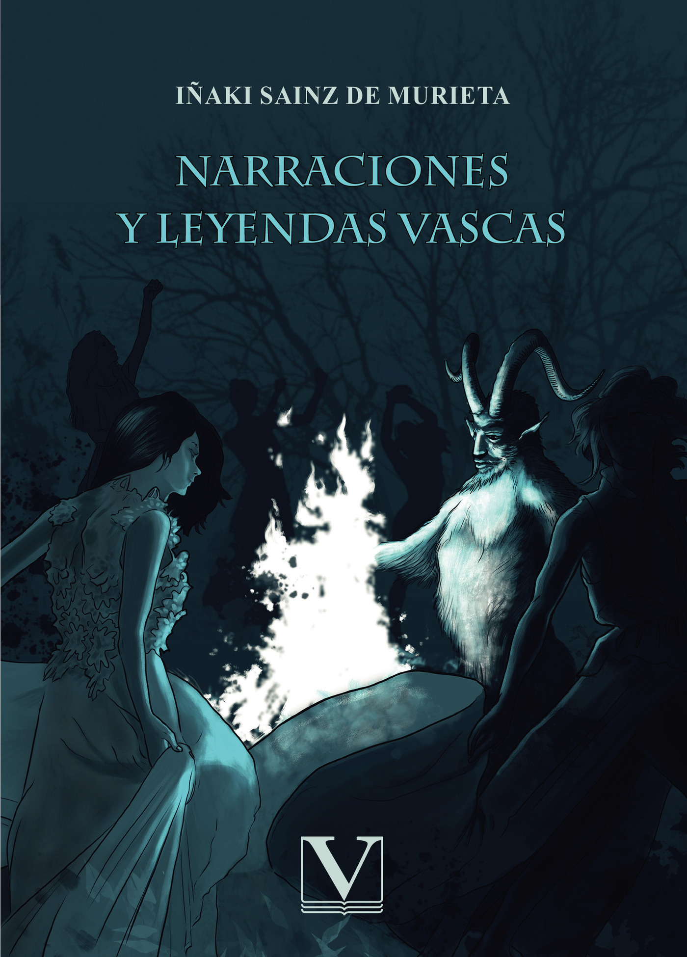 Portada de Narraciones y leyendas vascas · Iñaki Sainz de Murieta
