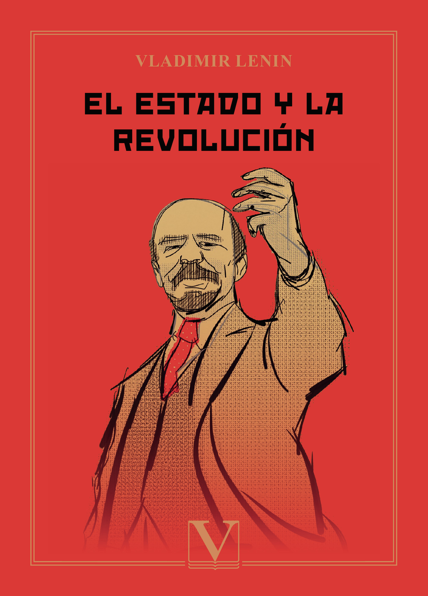 Portada de El estado y la revolución · Vladimir Lenin