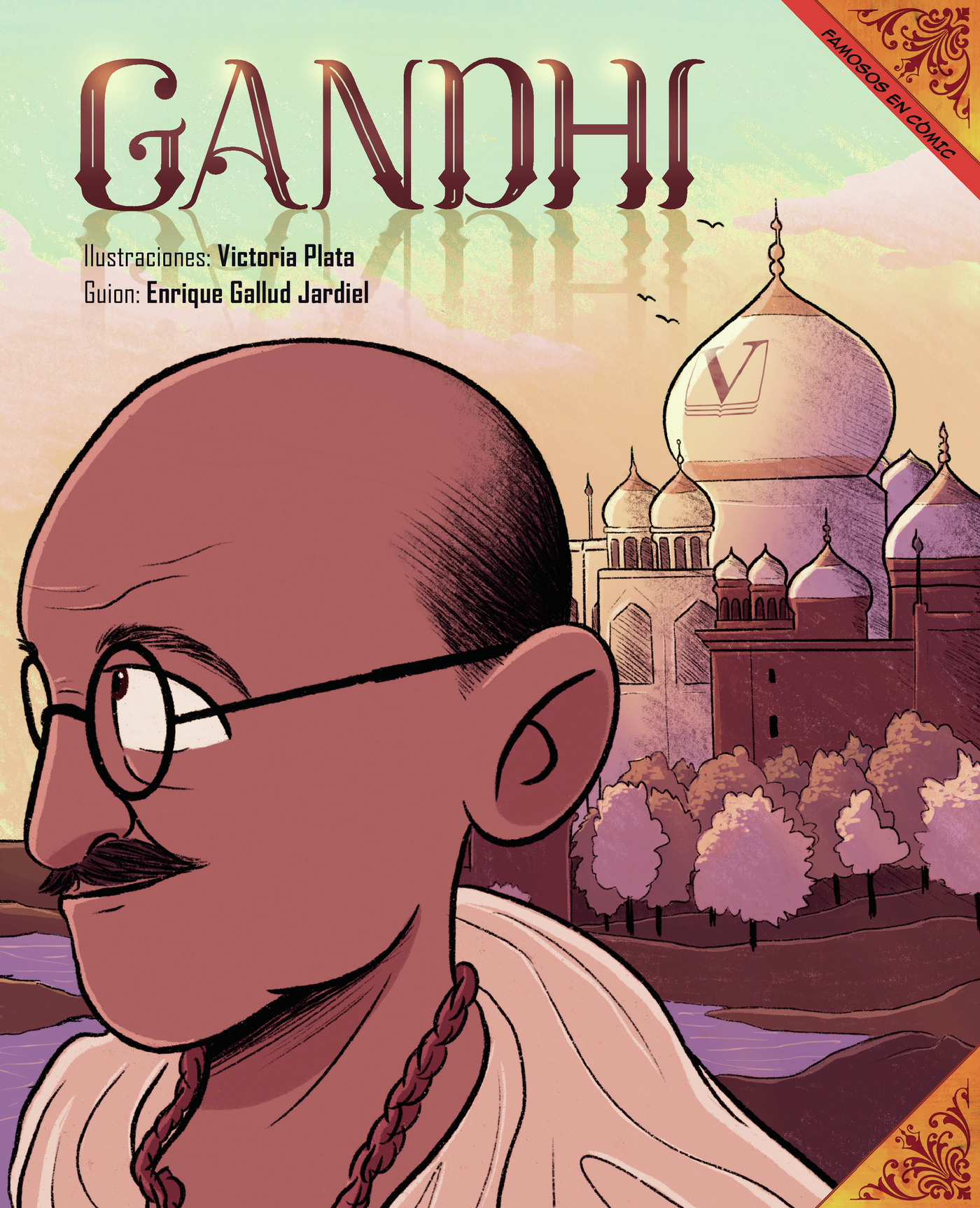 Portada de Gandhi (Cómic)