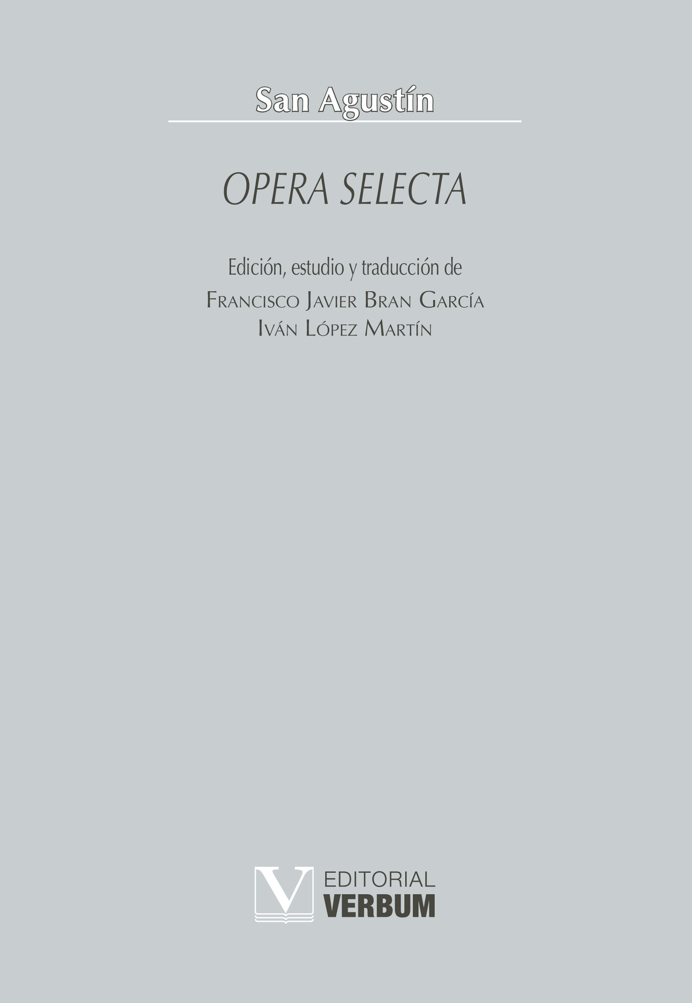 Portada de Opera selecta