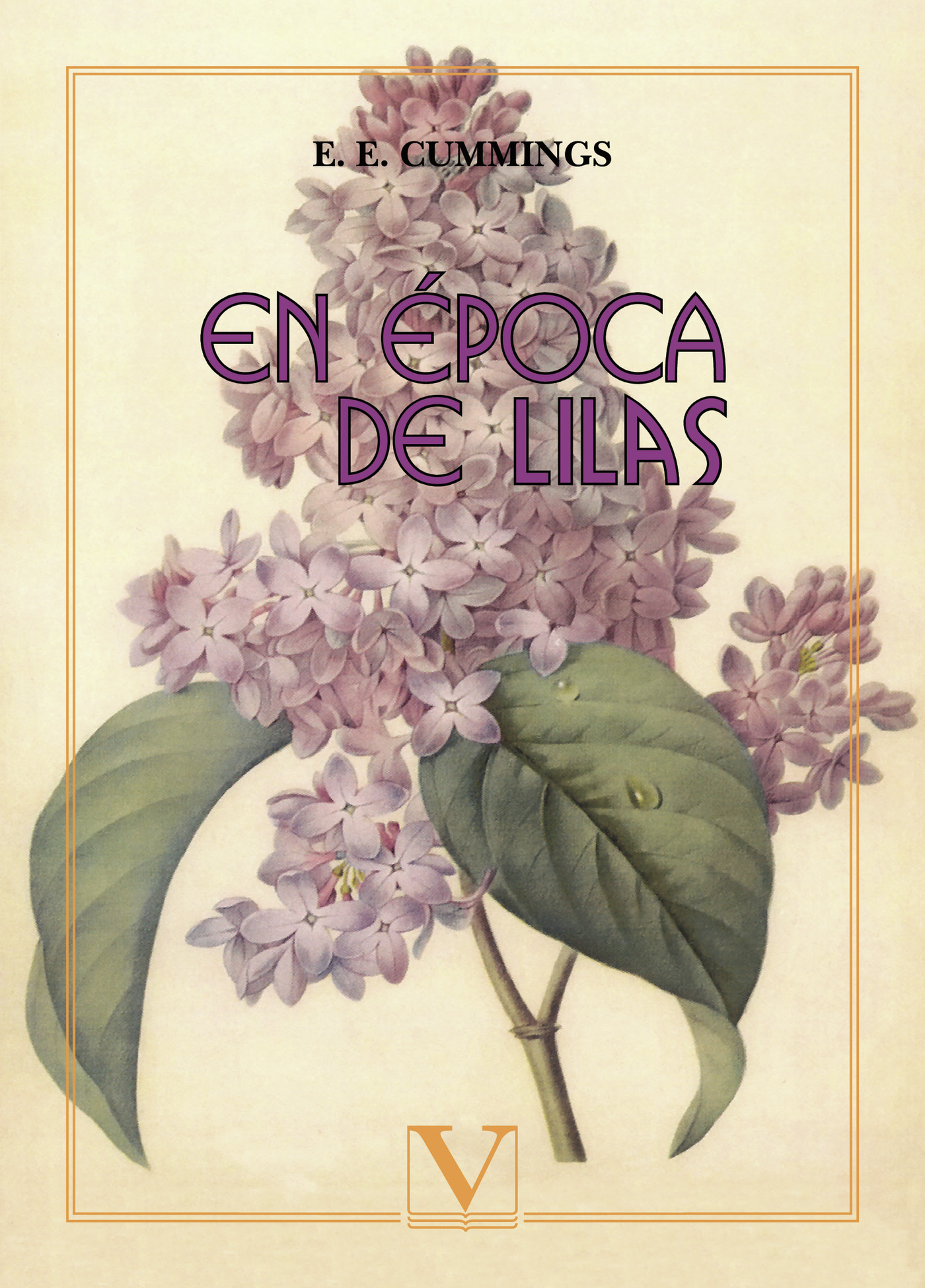 Portada de En época de lilas
