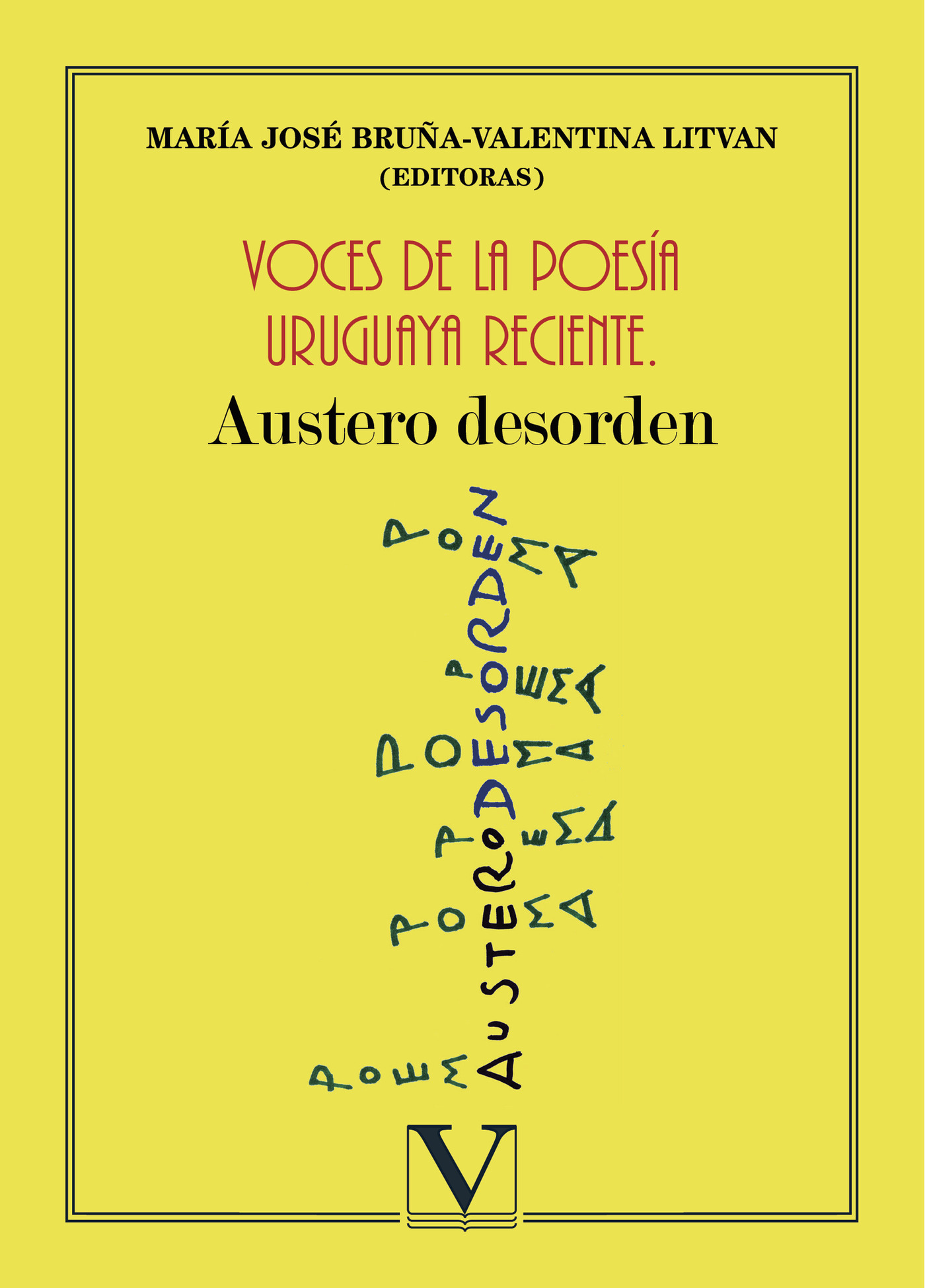 Portada de Voces de la poesía uruguaya reciente · Valentina Litvan