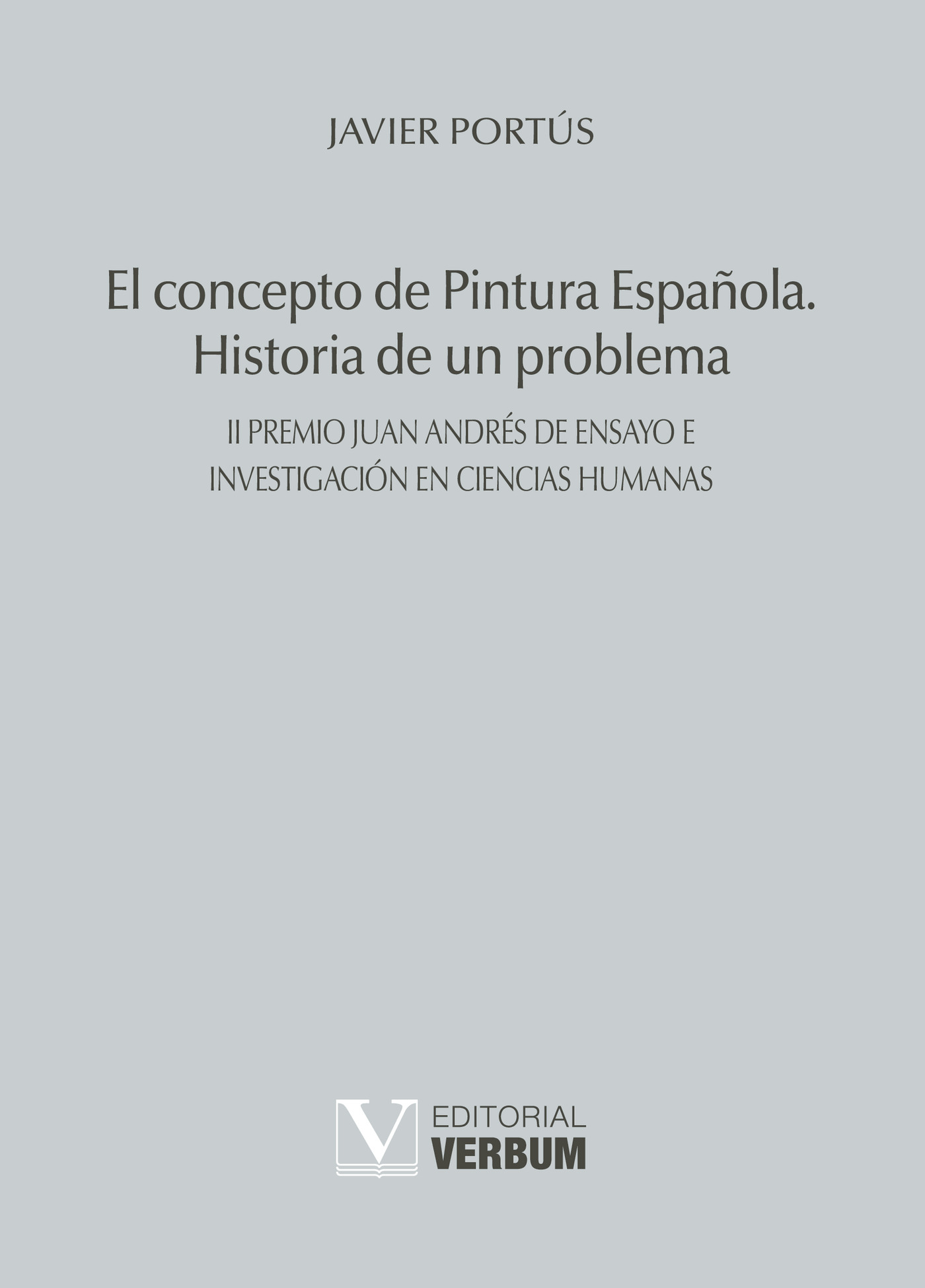 Portada de El concepto de pintura española