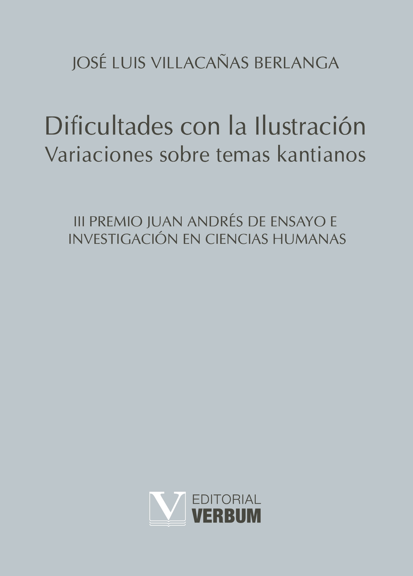 Portada de Dificultades con la Ilustración