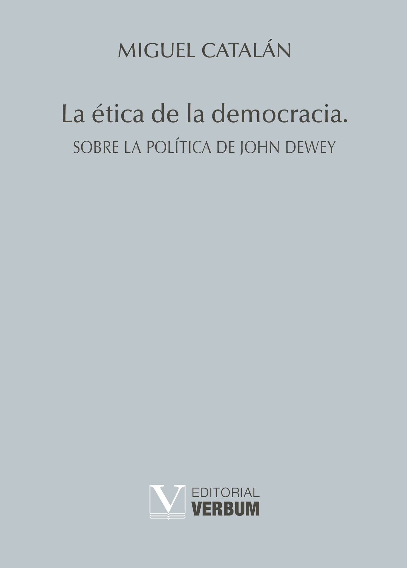 Portada de La ética de la democracia