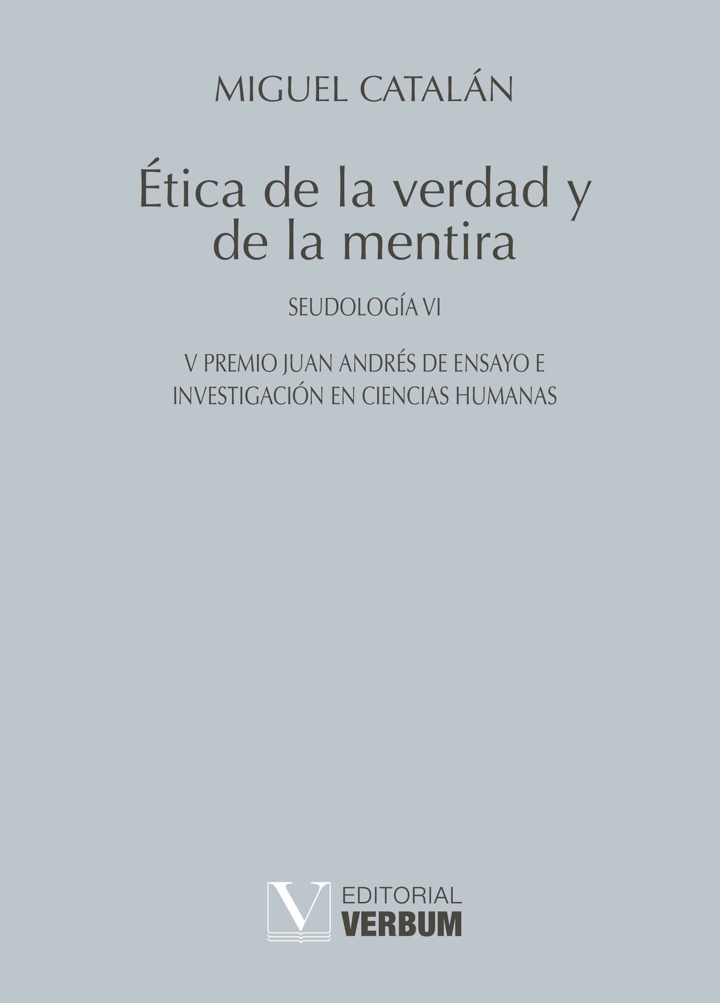 Portada de Ética de la verdad y de la mentira