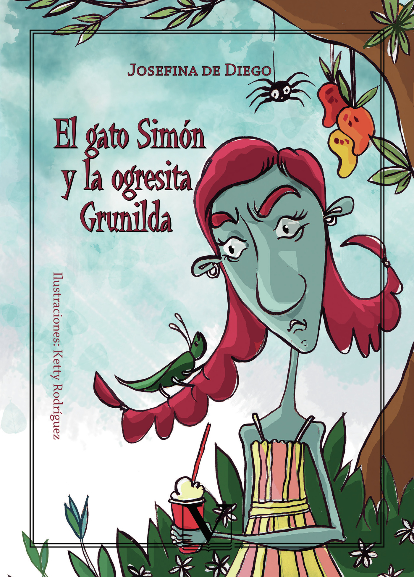 Portada de El gato Simón y la ogresita Grunilda