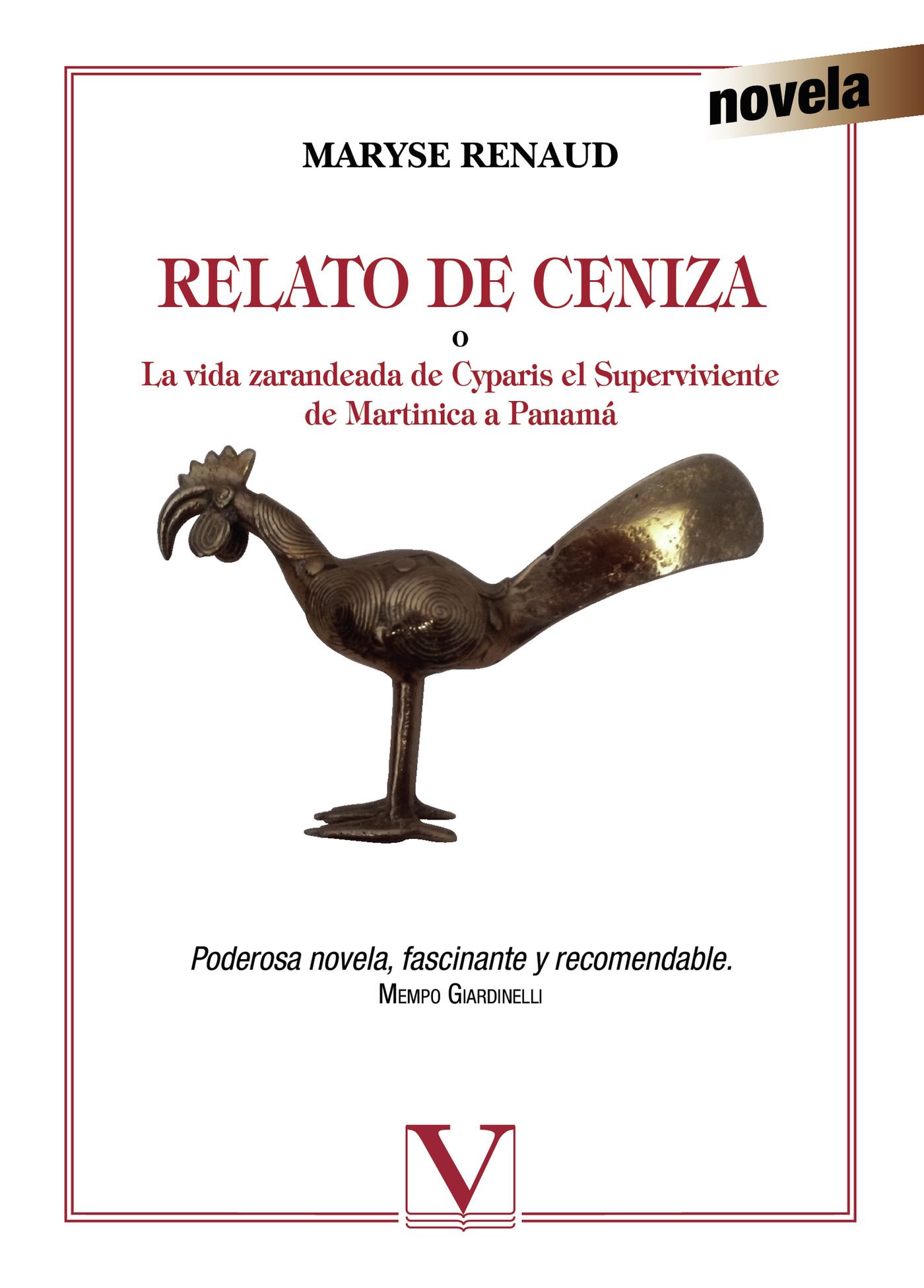 Portada de Relato de ceniza · Maryse Renaud