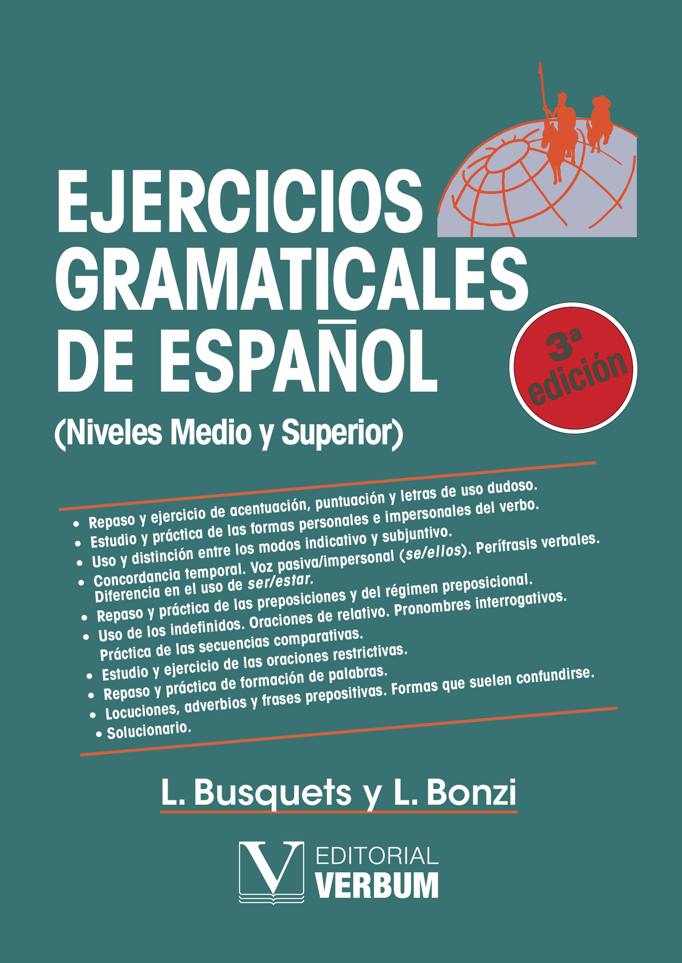 Portada de Ejercicios gramaticales de español